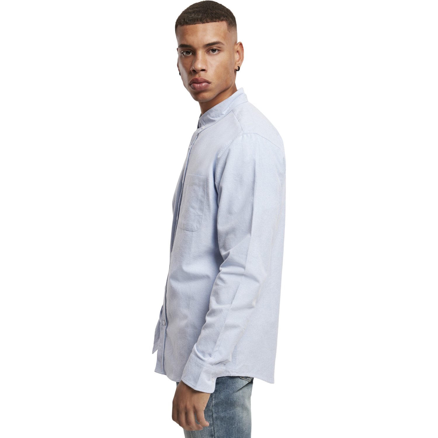 Urban Classics - Basic Oxford Shirt blue / white