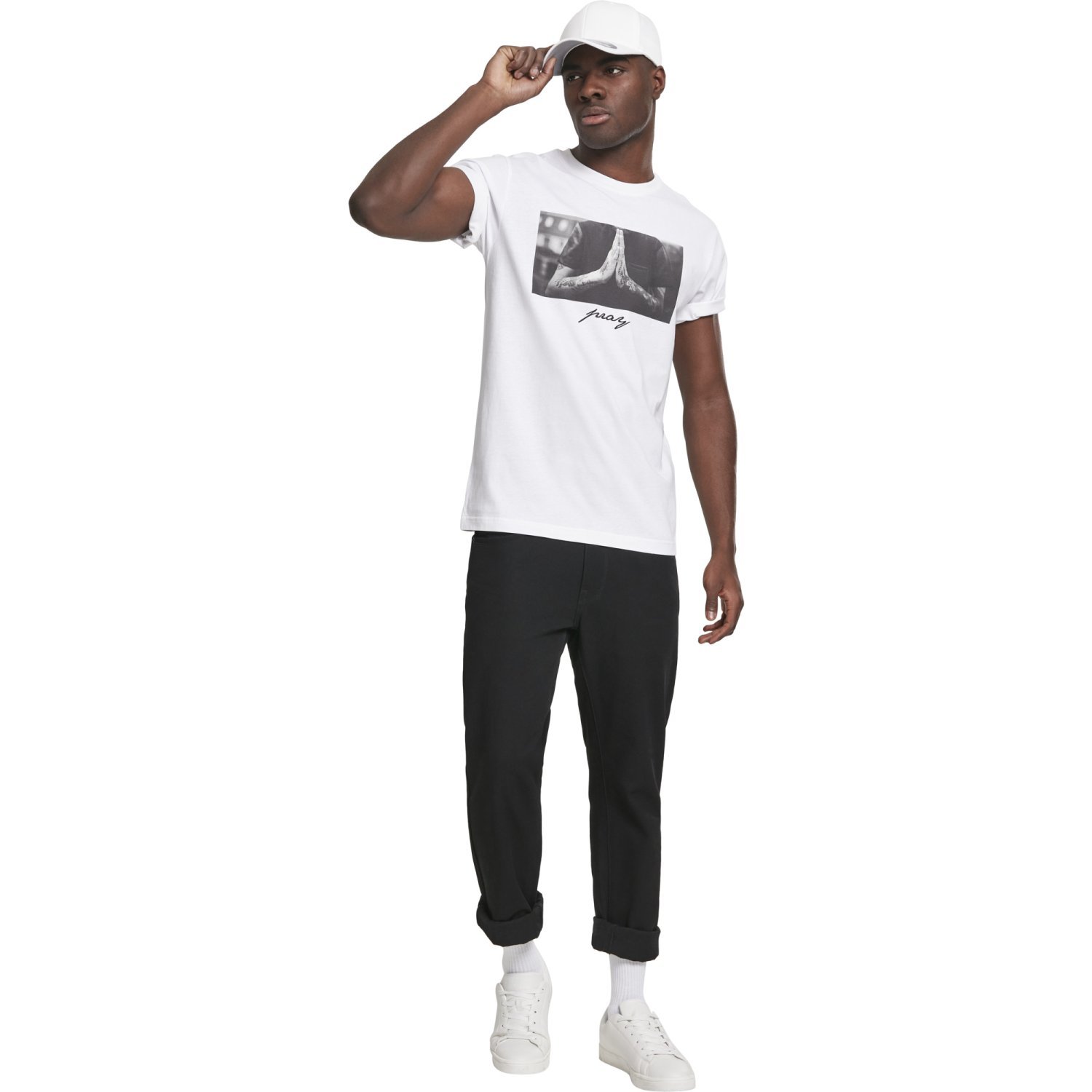 Mister Tee Grafik Shirt - PRAY Betende Hände