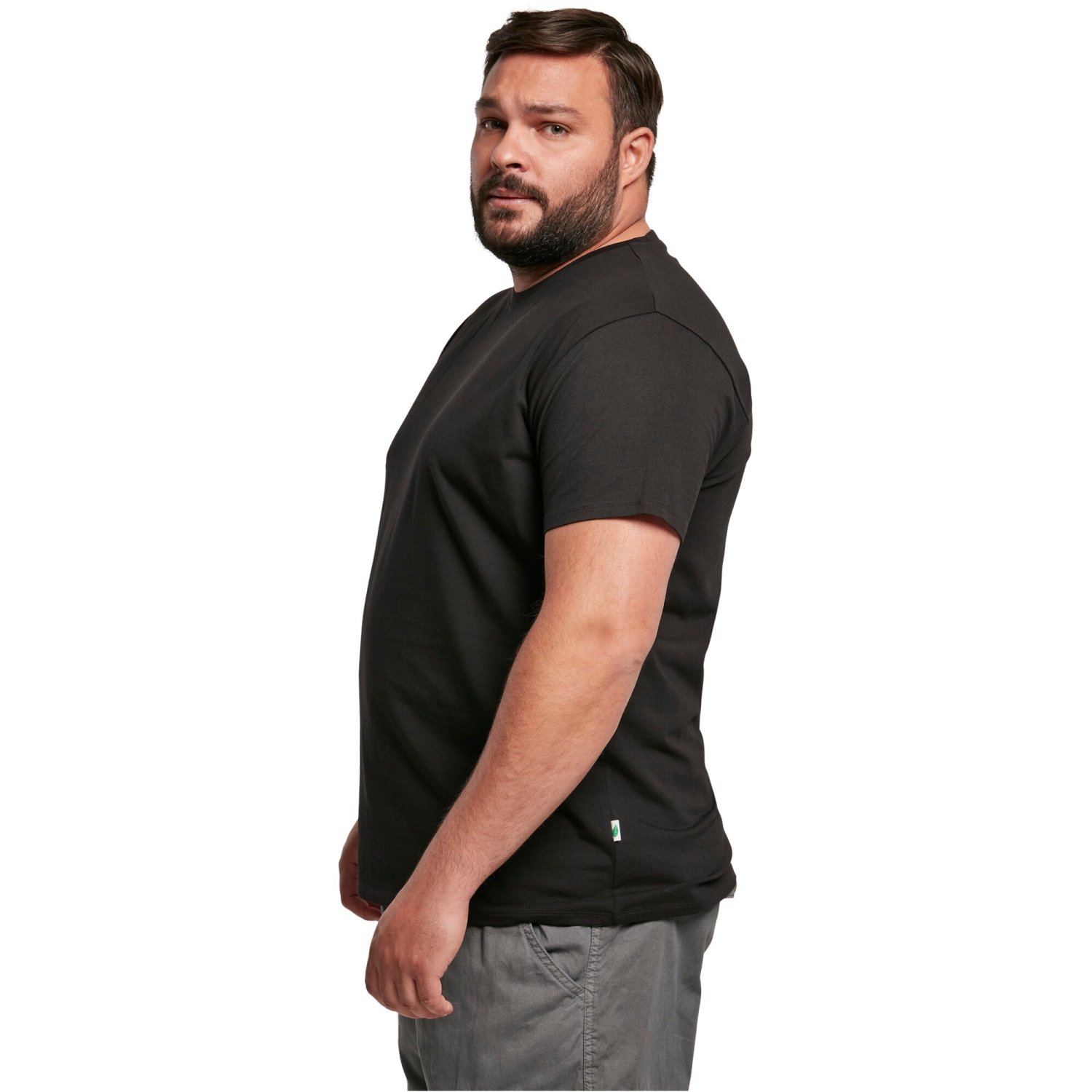 Urban Classics - Organic Fitted Strech Shirt noir