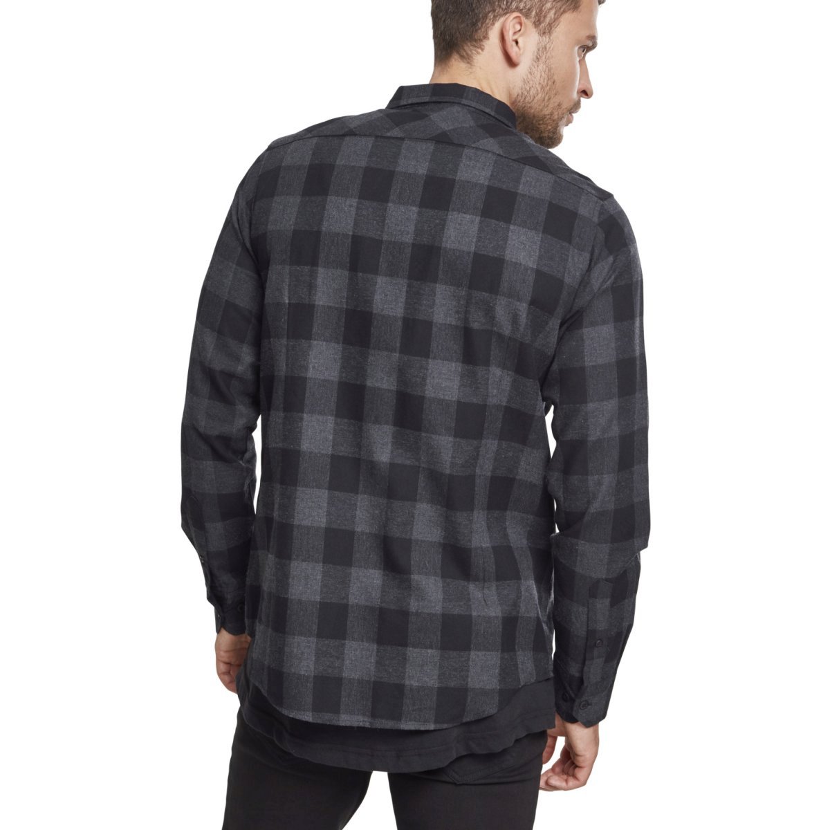 Urban Classics - FLANELL BASIC Holzfäller Hemd kariert