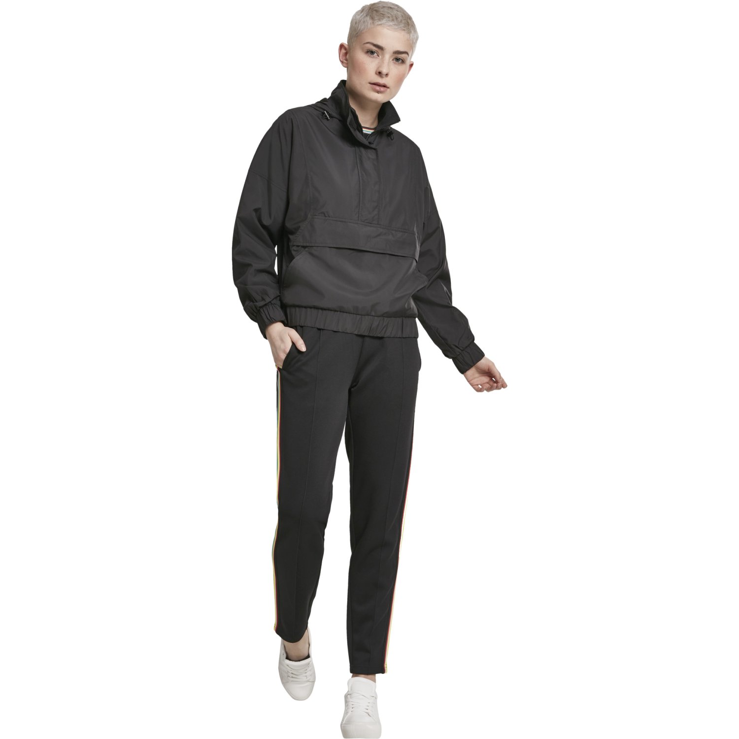 Urban Classics Ladies - PULL OVER Panel Jacke
