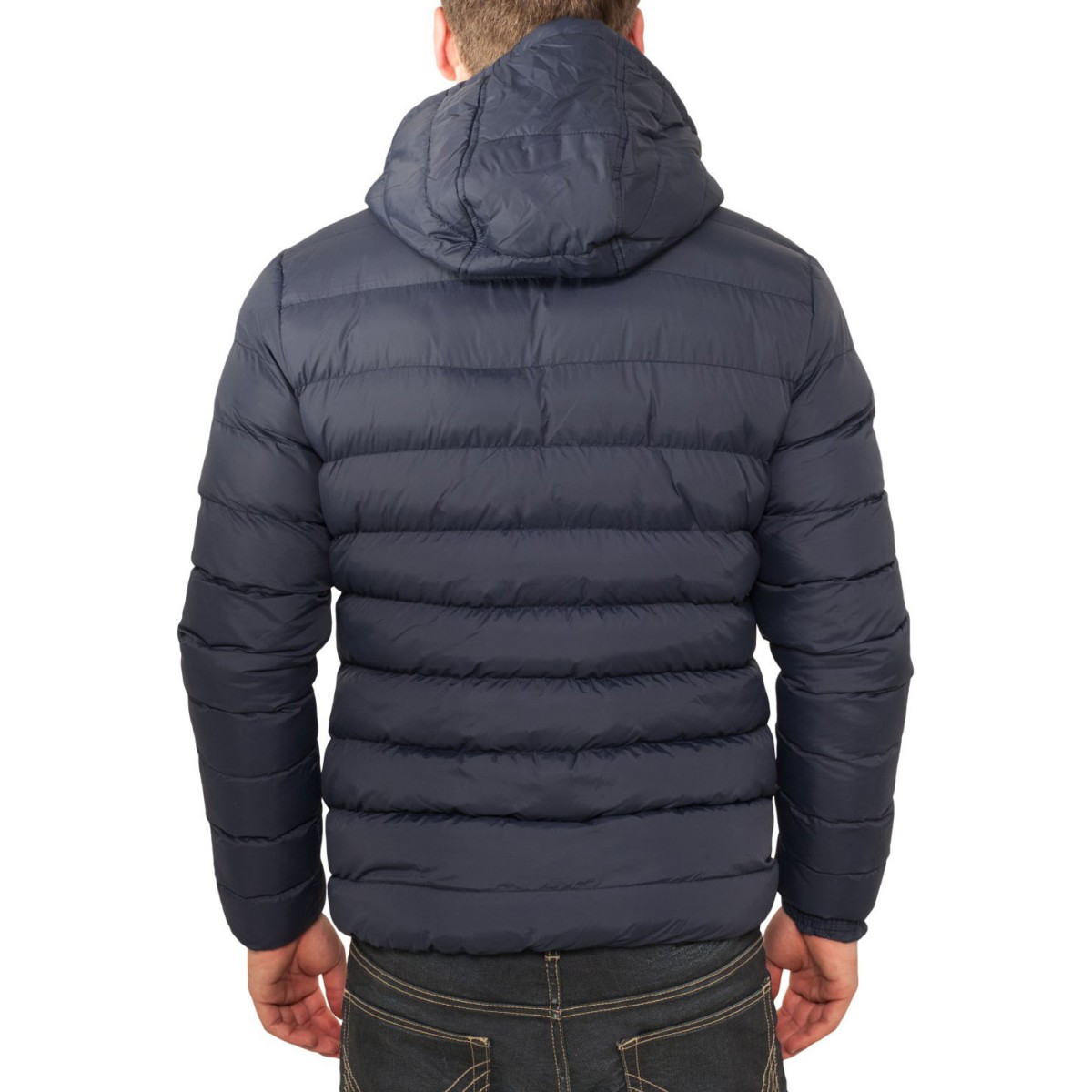 Urban Classics - BASIC BUBBLE Winter Jacket navy / white