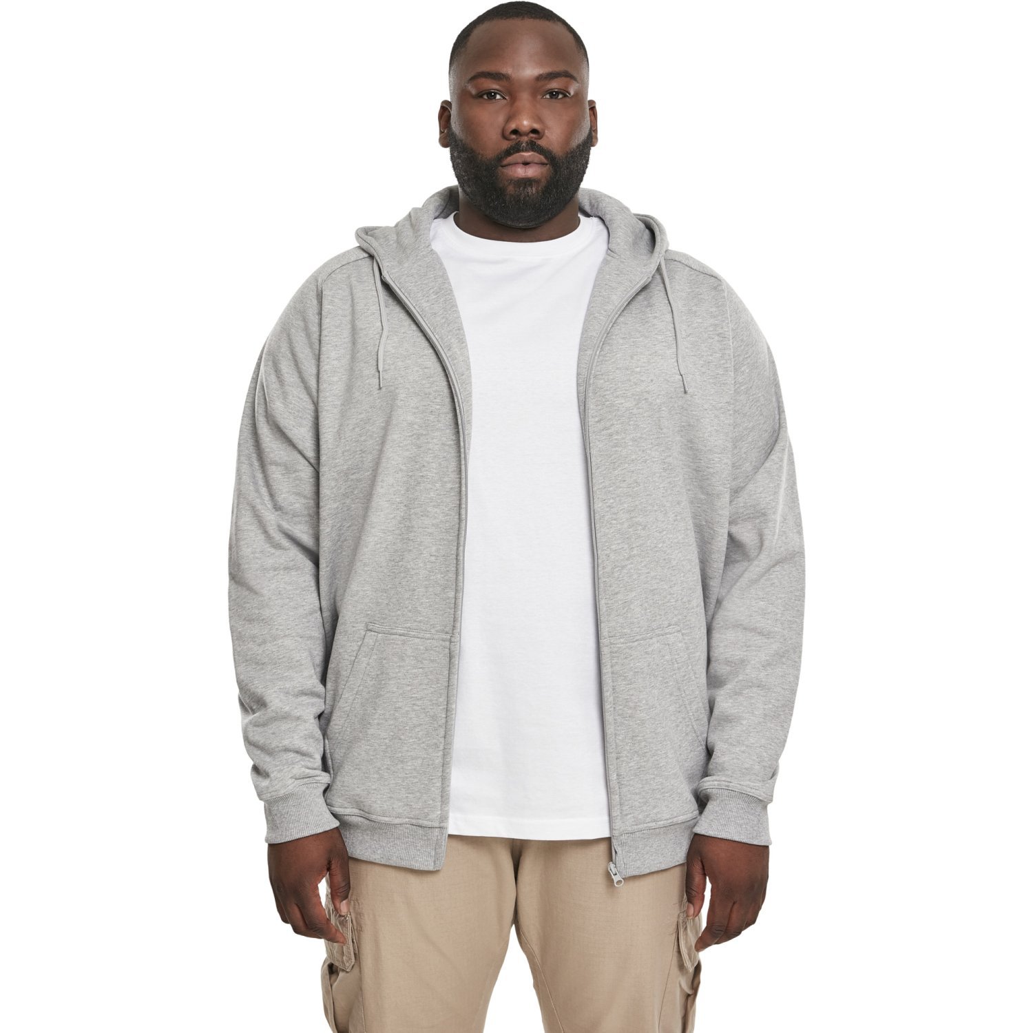 Urban Classics - Zip Hoody grey