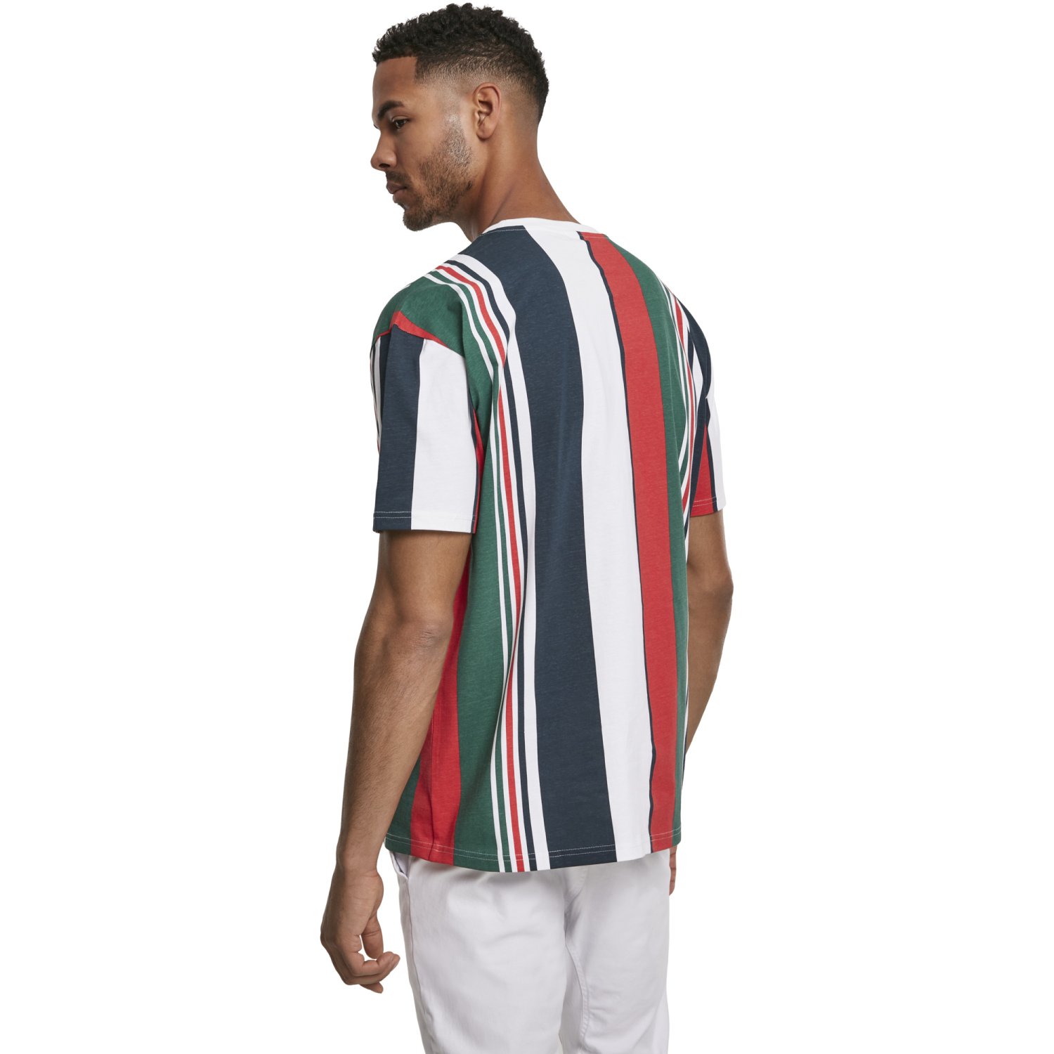 Urban Classics - Heavy Oversized Big AOP Stripe Shirt