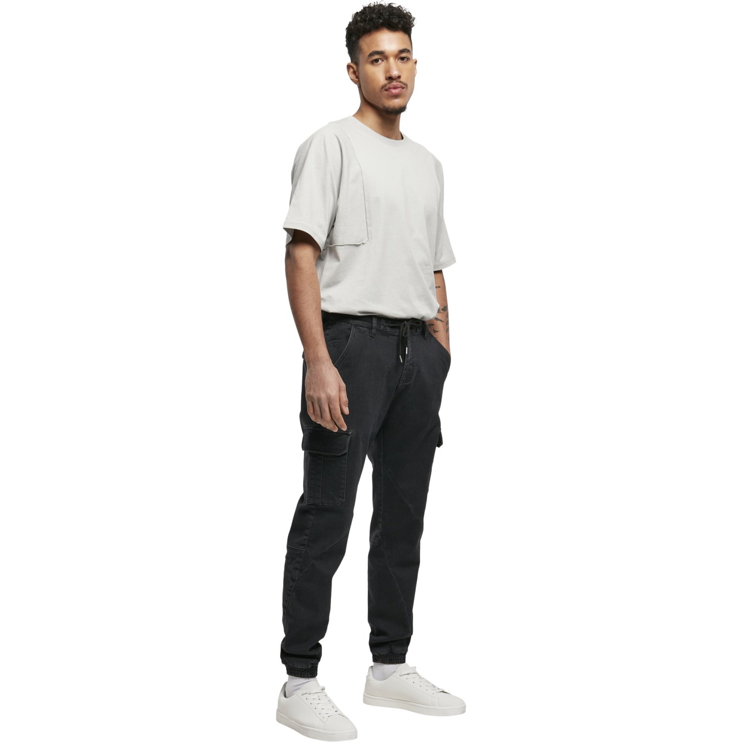 Urban Classics - CARGO Knitted Jogging Pants black