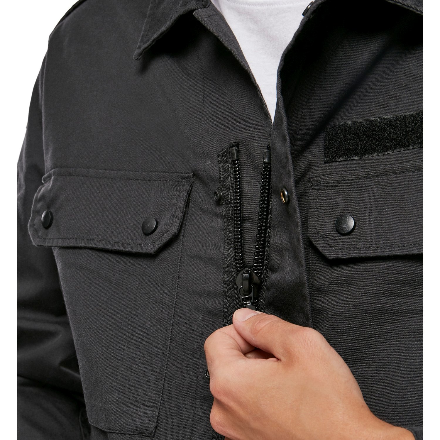 Brandit - BW Field Blouse Zip Shirt black
