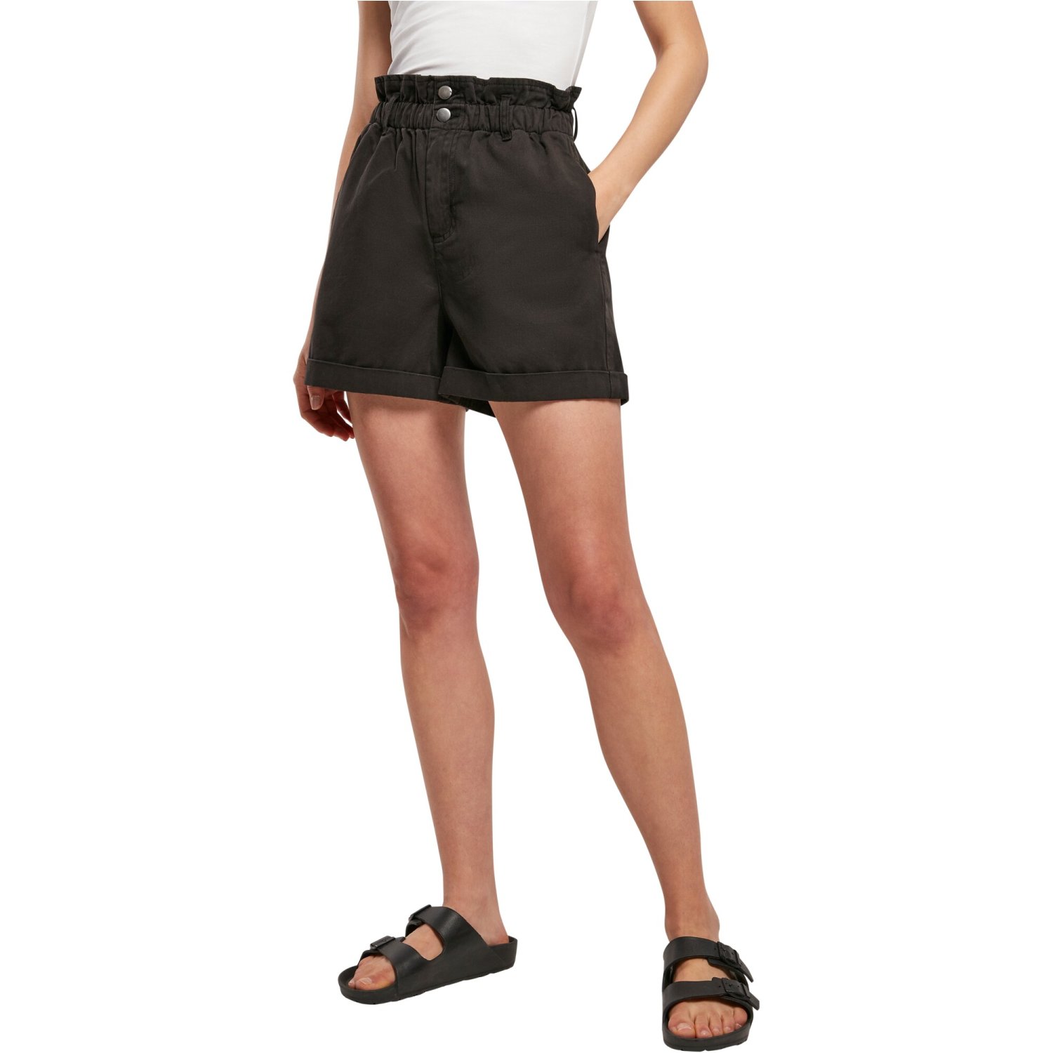 Urban Classics Ladies - Paperbag Shorts