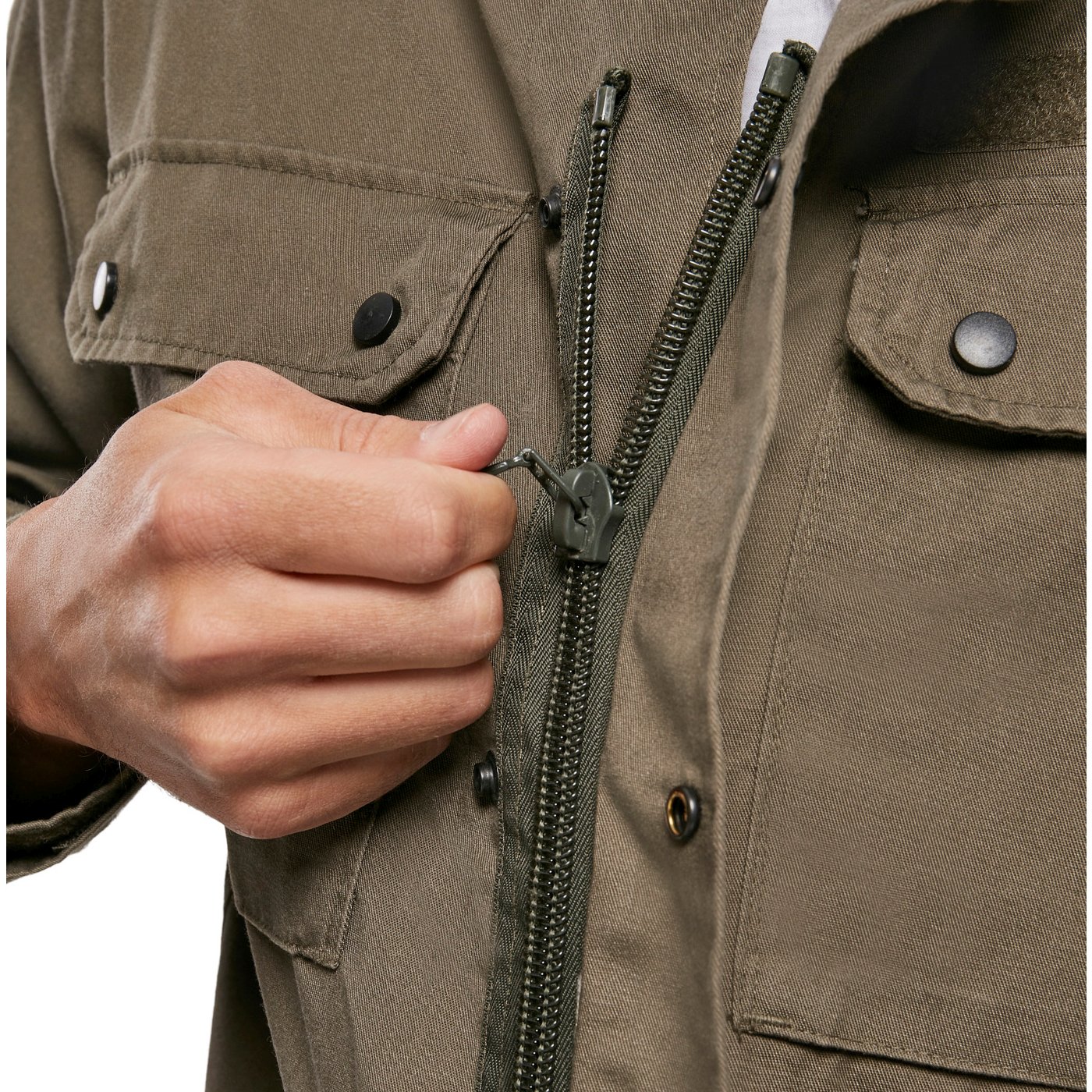 Brandit - BW Zip Chemisier Field olive