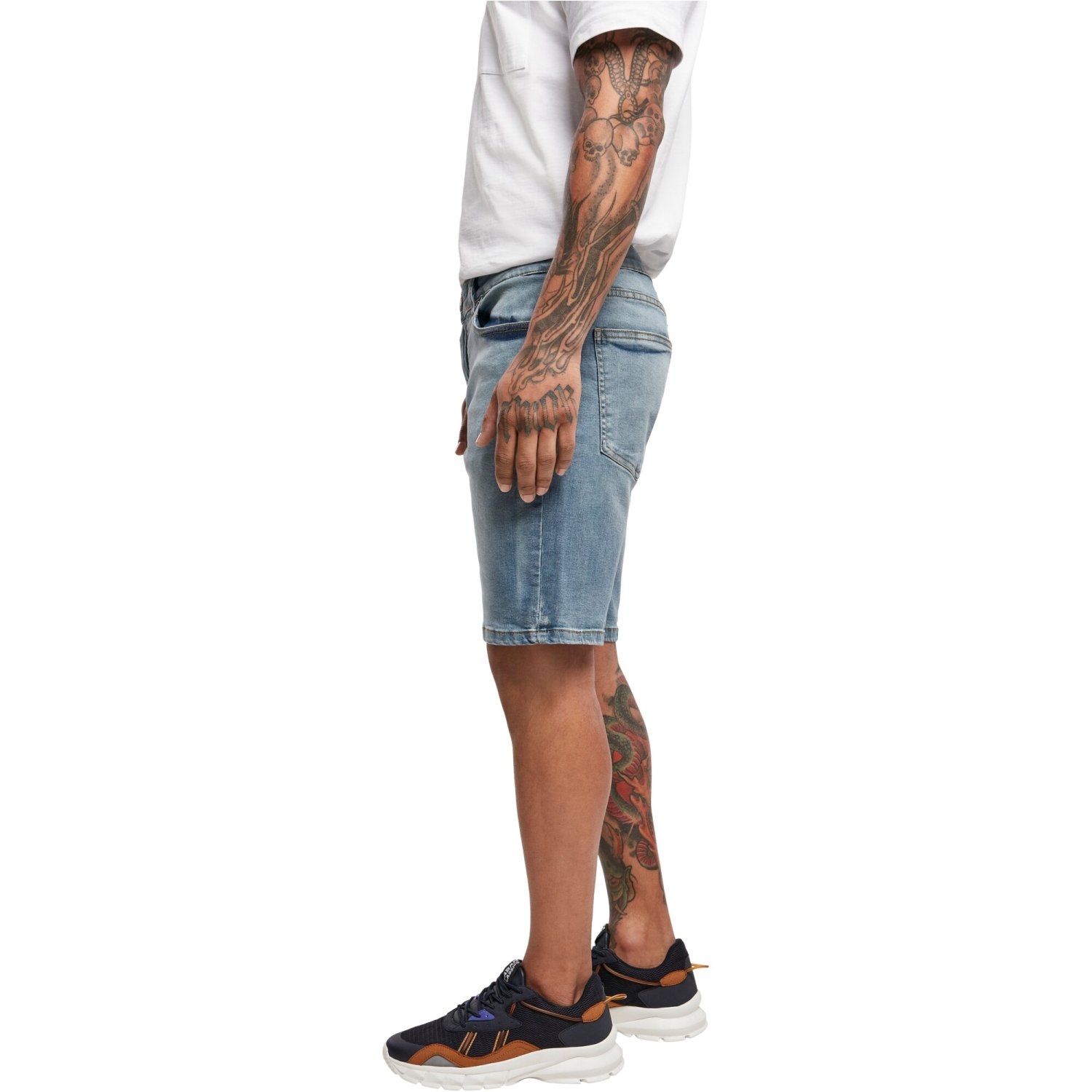 Urban Classics - Relaxed Fit Denim Jeans Shorts light washed