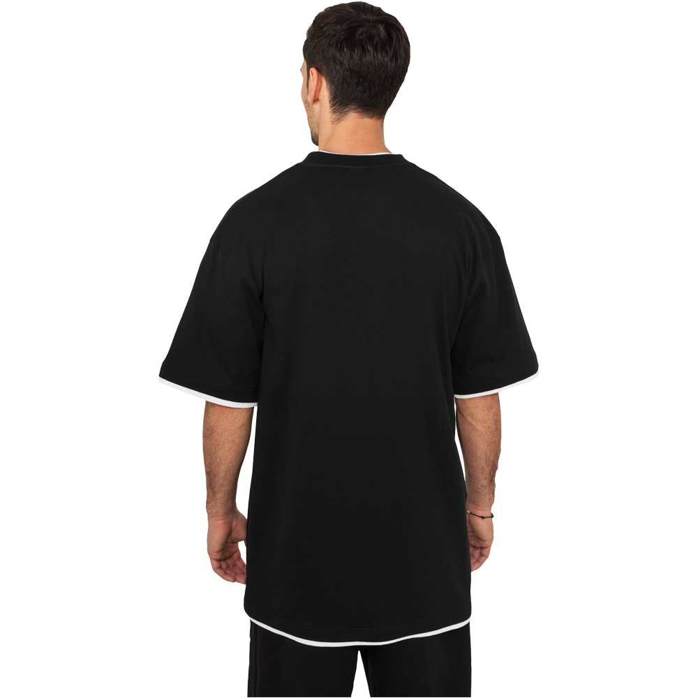 Urban Classics - CONTRAST Tall Tee black / white
