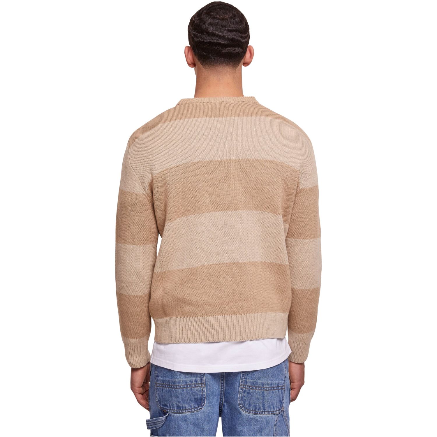 Urban Classics - Heavy Oversized Striped Sweatshirt