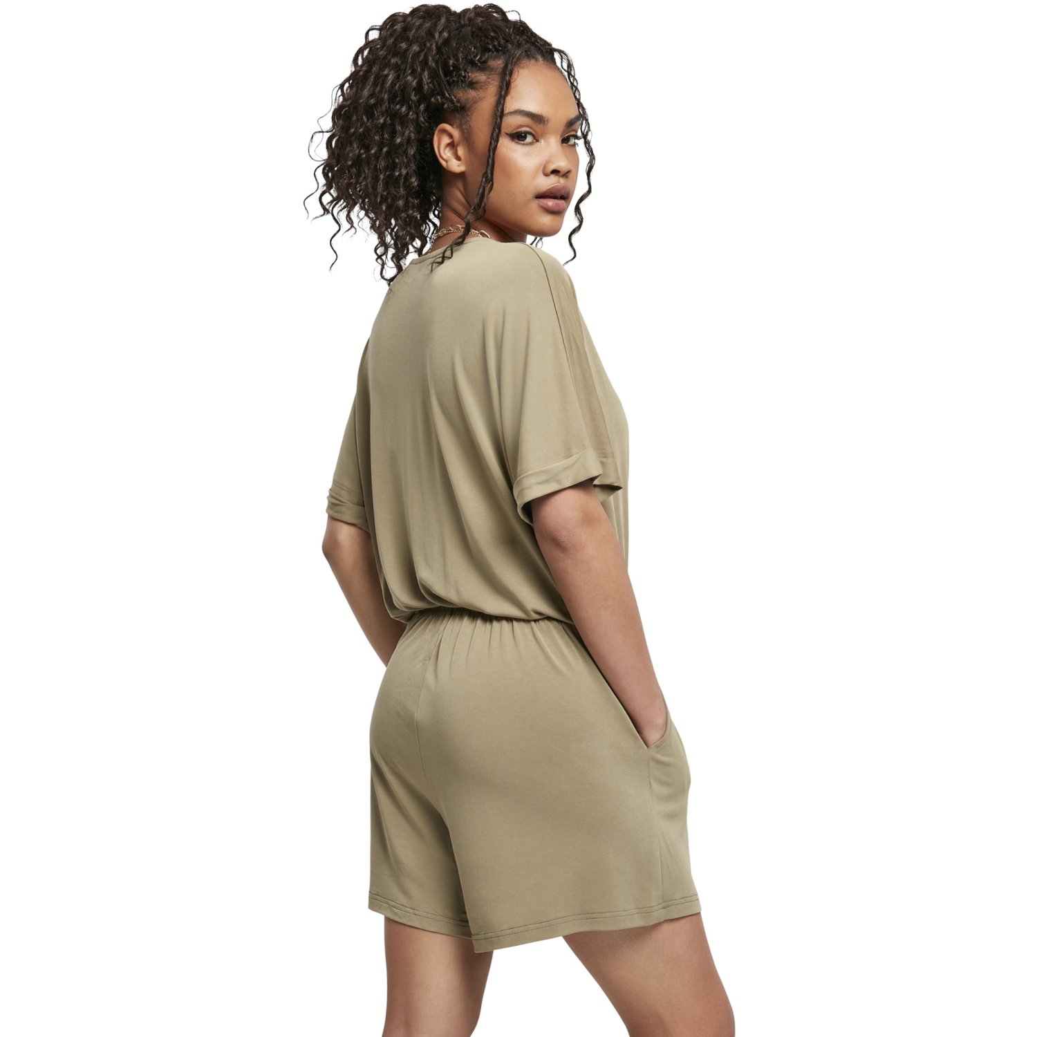 Urban Classics Ladies - MODAL Short Jumpsuit Robe