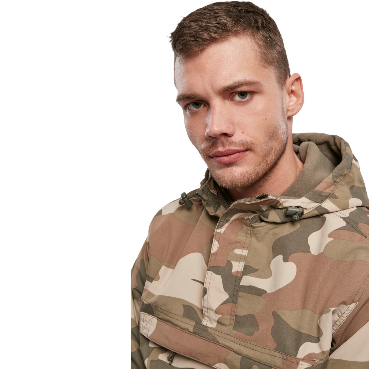 Brandit Pull-Over Outdoor Army Windbreaker Jacket light wood