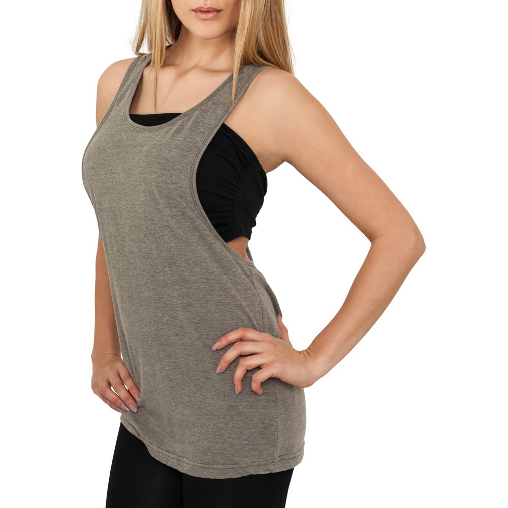 Urban Classics Femme - LOOSE Débardeur oliv - M