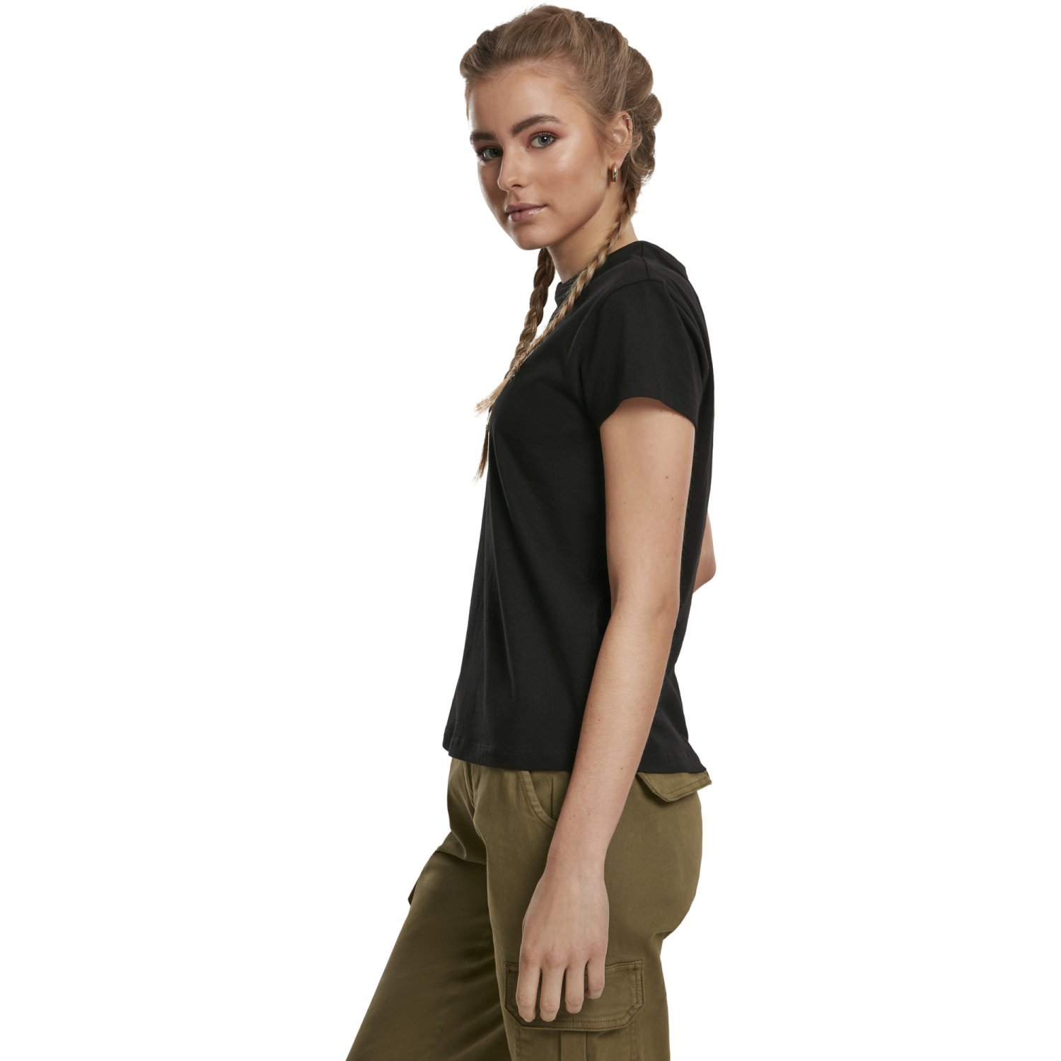 Urban Classics Ladies - Basic Box Top noir