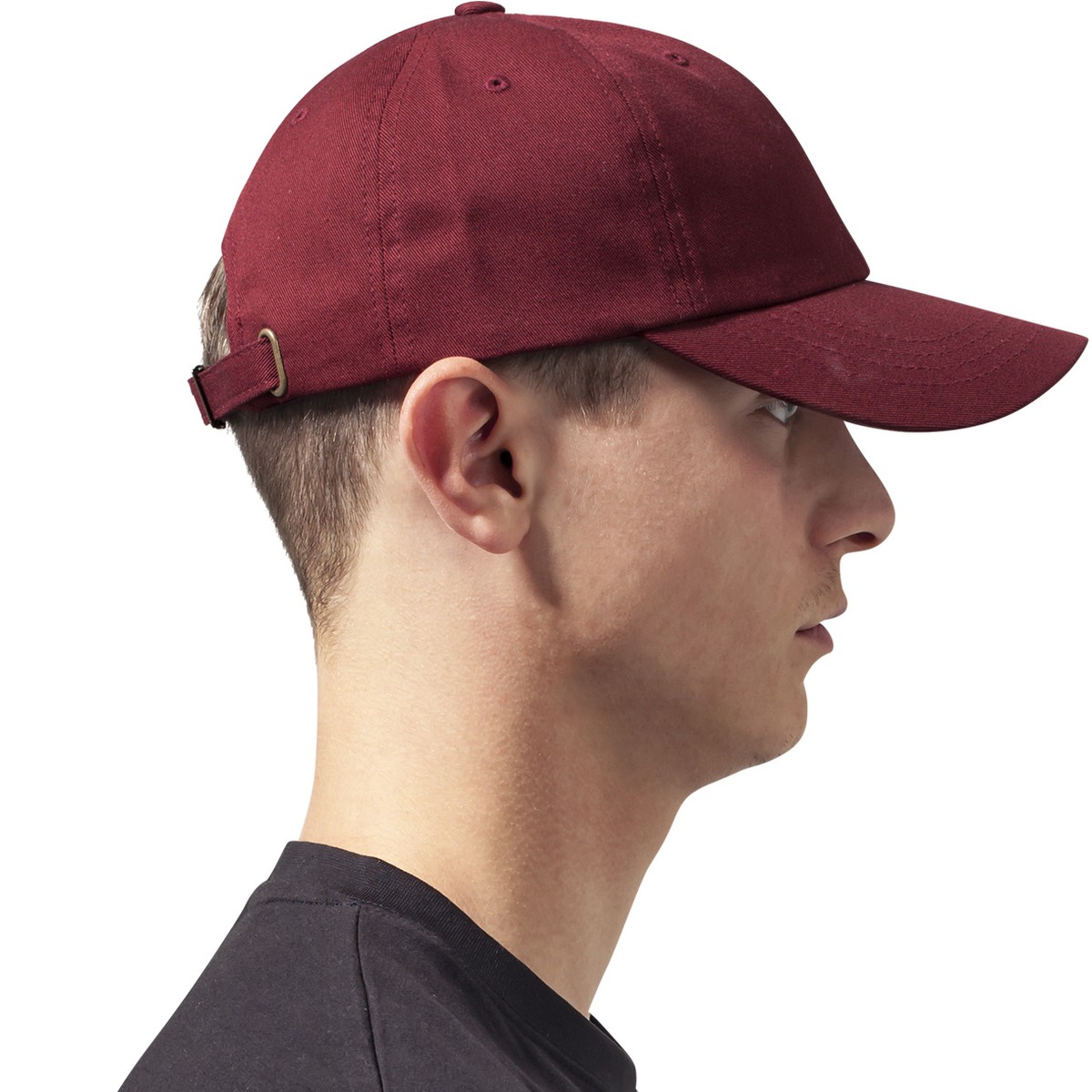 Flexfit LOW PROFILE Strapback DAD Cap - maroon