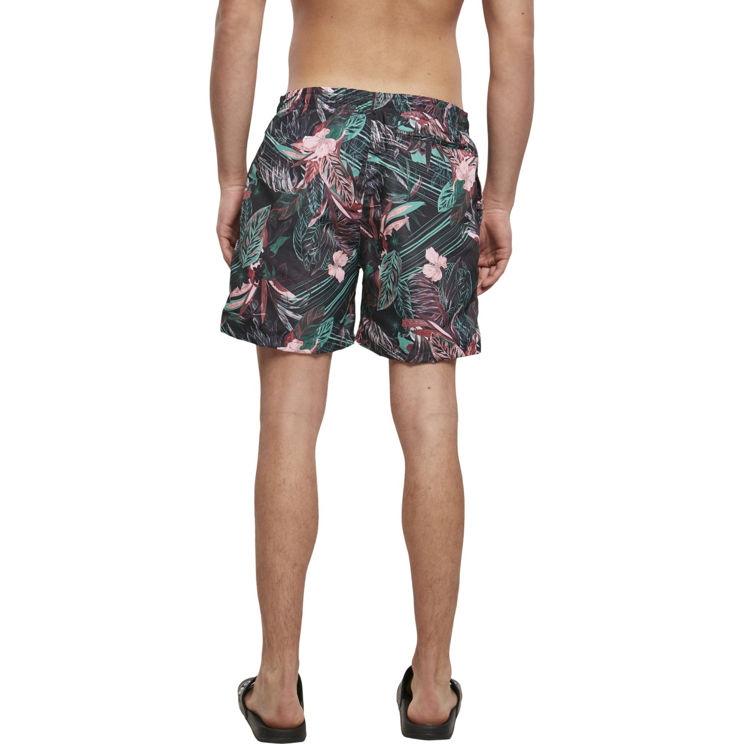 Urban Classics - PATTERN Hawaii Swim Shorts