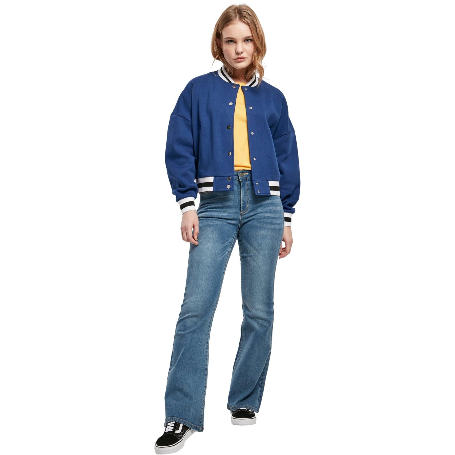 Urban Classics Ladies - Oversized College Sweat Veste royal