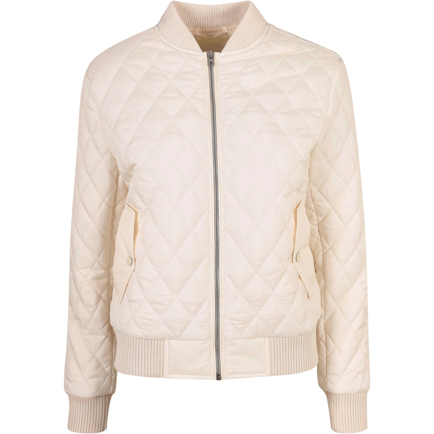 Urban Classics Femme - DIAMOND MATELASSÉE NYLON Veste sand