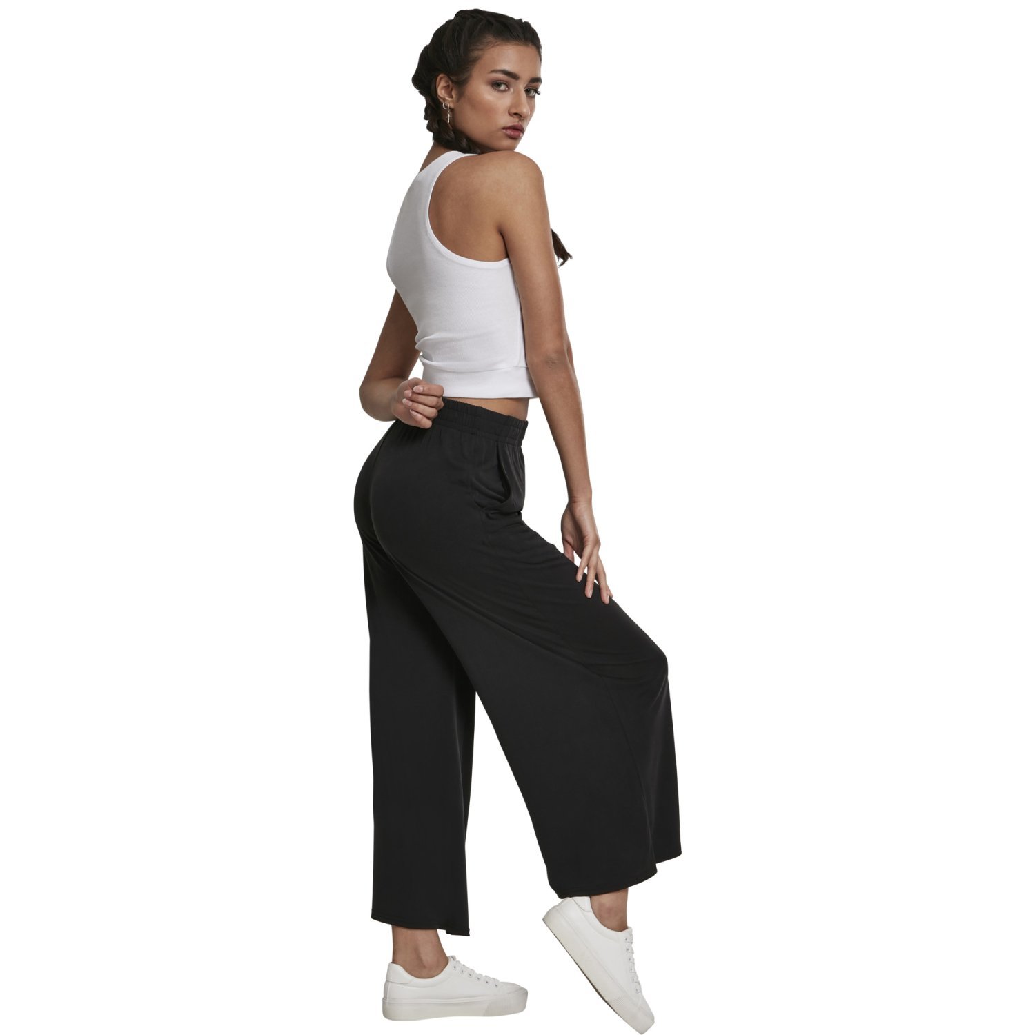 Urban Classics Ladies - Modal Culotte Pants blacks