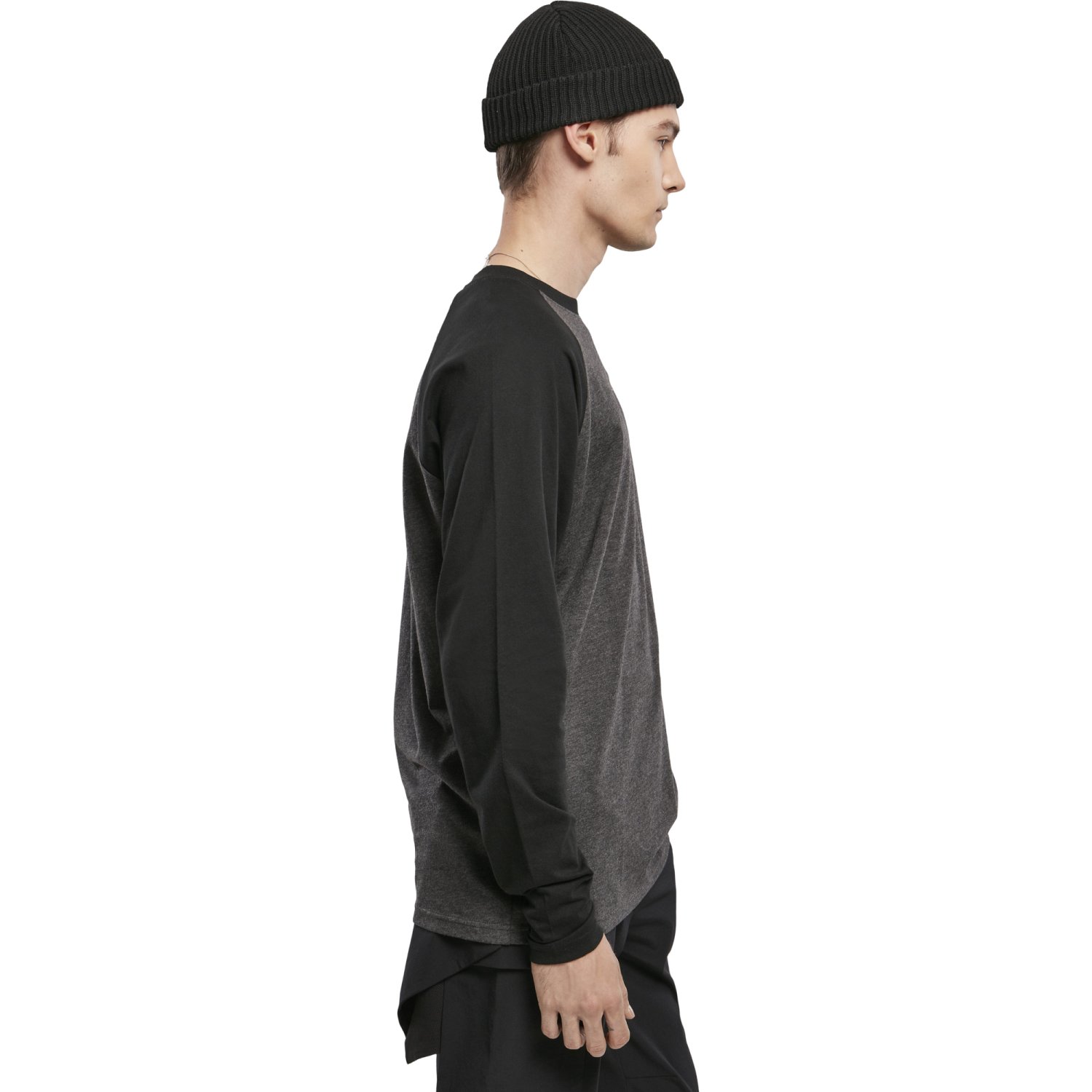 Urban Classics - RAGLAN Longsleeve charcoal