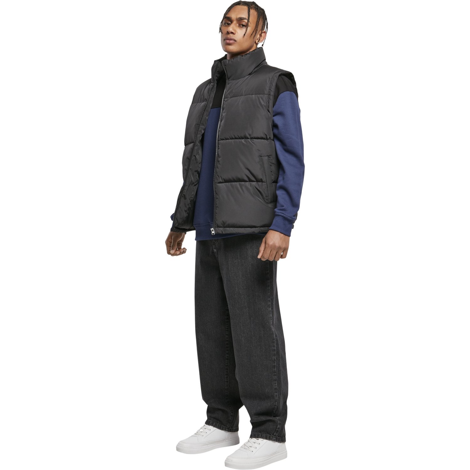 Urban Classics - Block Puffer Veste noir