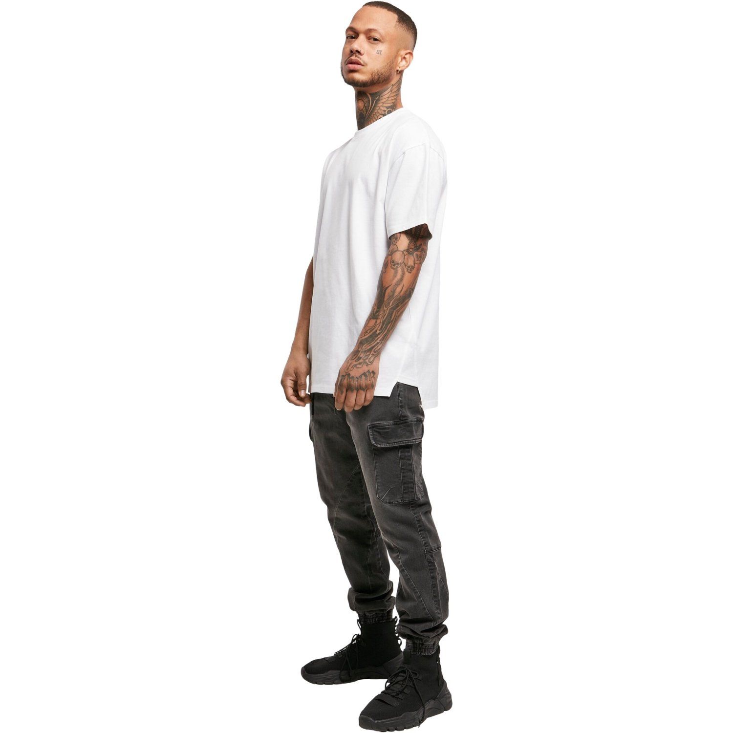 Urban Classics - Oversized Triangle Shirt white