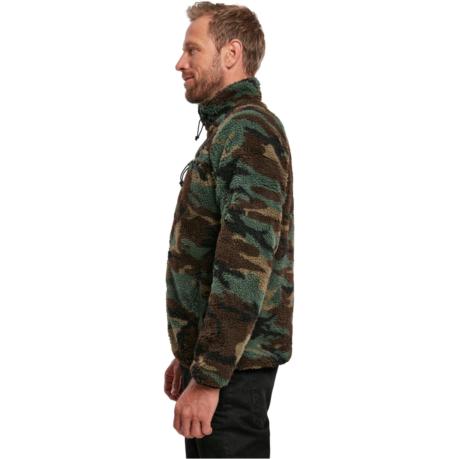 Brandit - Teddyfleece Jacket woodland camo