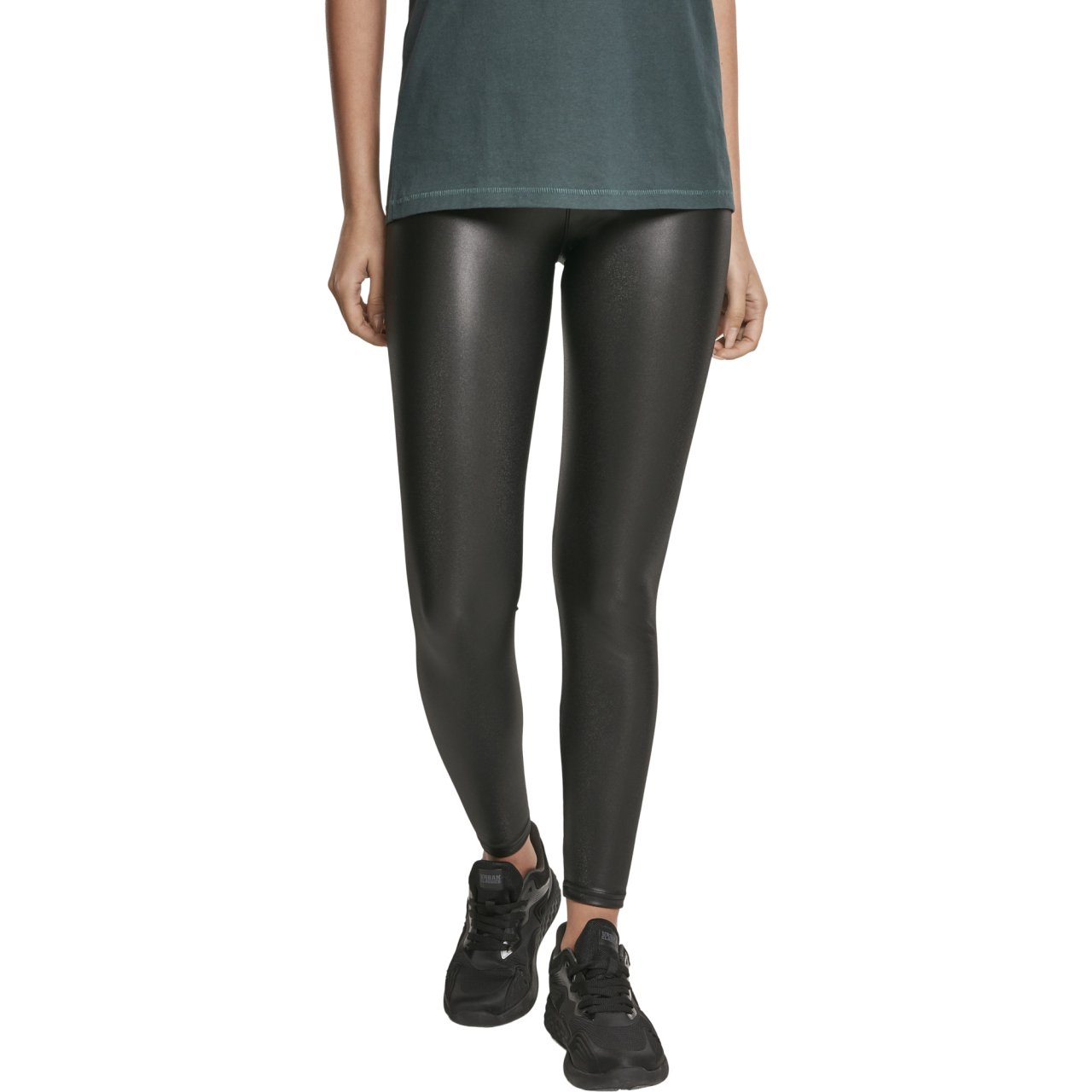 Urban Classics Ladies - High Waist Lederimitat Leggings