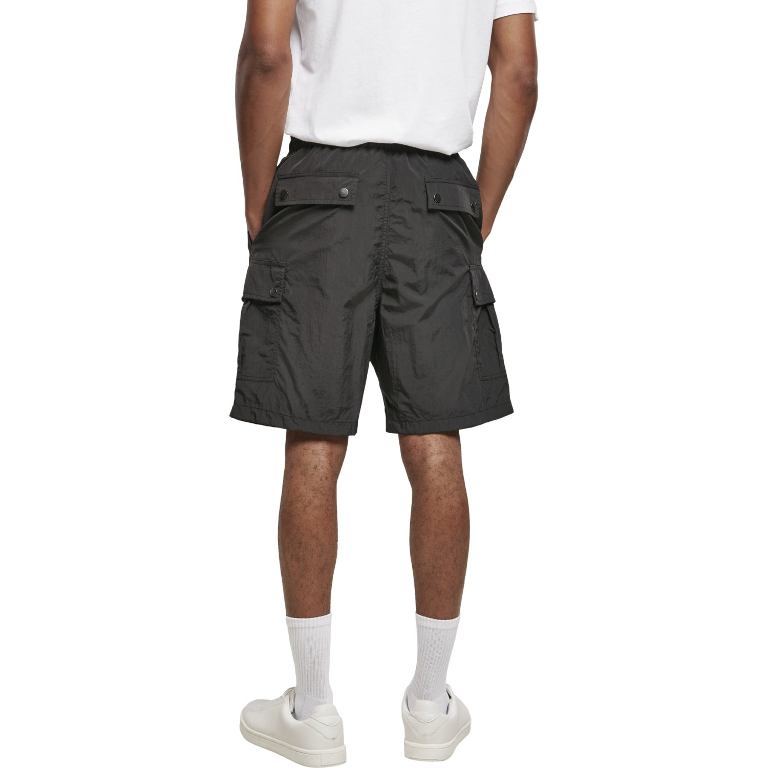 Urban Classics - Nylon Cargo Shorts noir