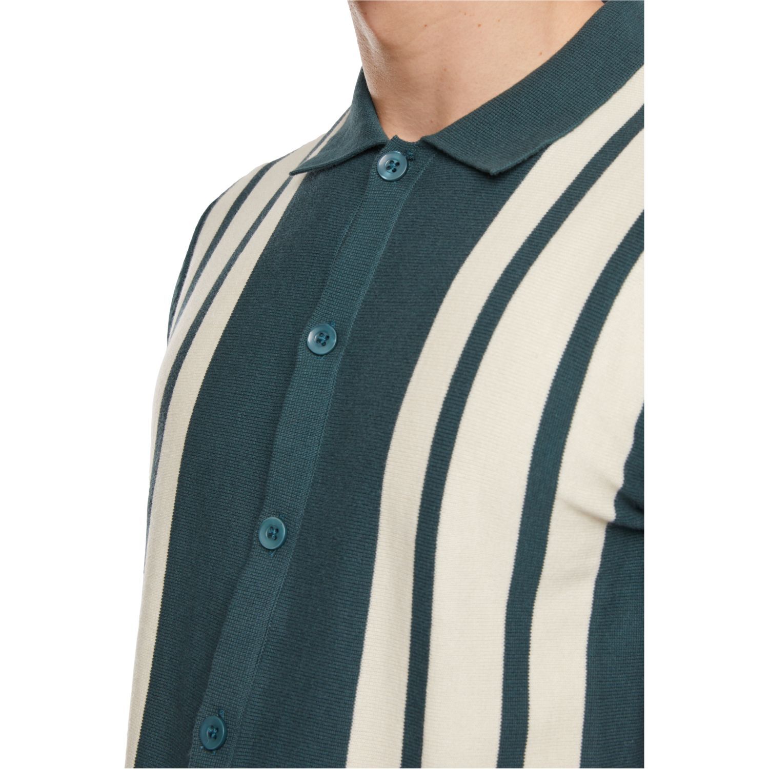 Urban Classics - Chemise rétro en tricot bottle green