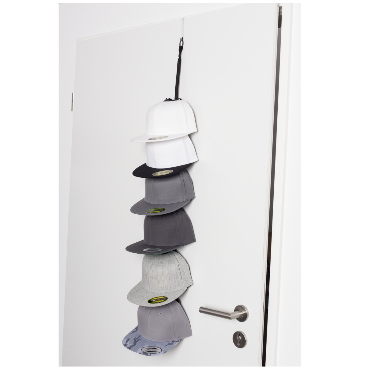 Flexfit CapRack Kappenhalter mit 6 Clips für bis zu 18 Caps