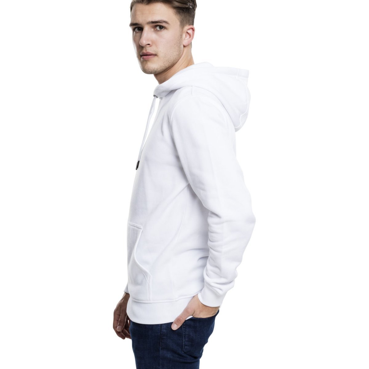 Urban Classics - Basic Sweat Hoody white