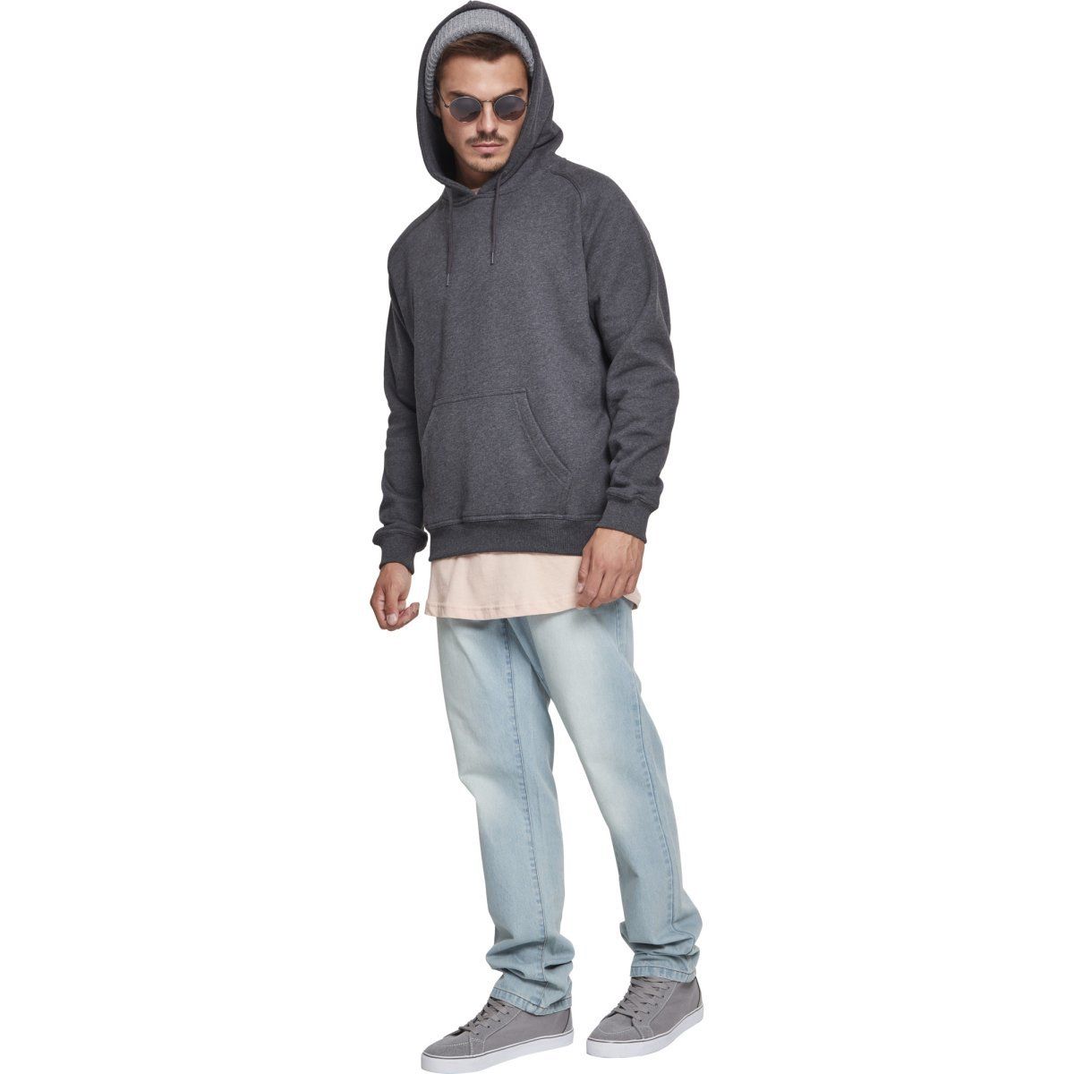 Urban Classics - Blank Sweat à capuche charcoal - 3XL