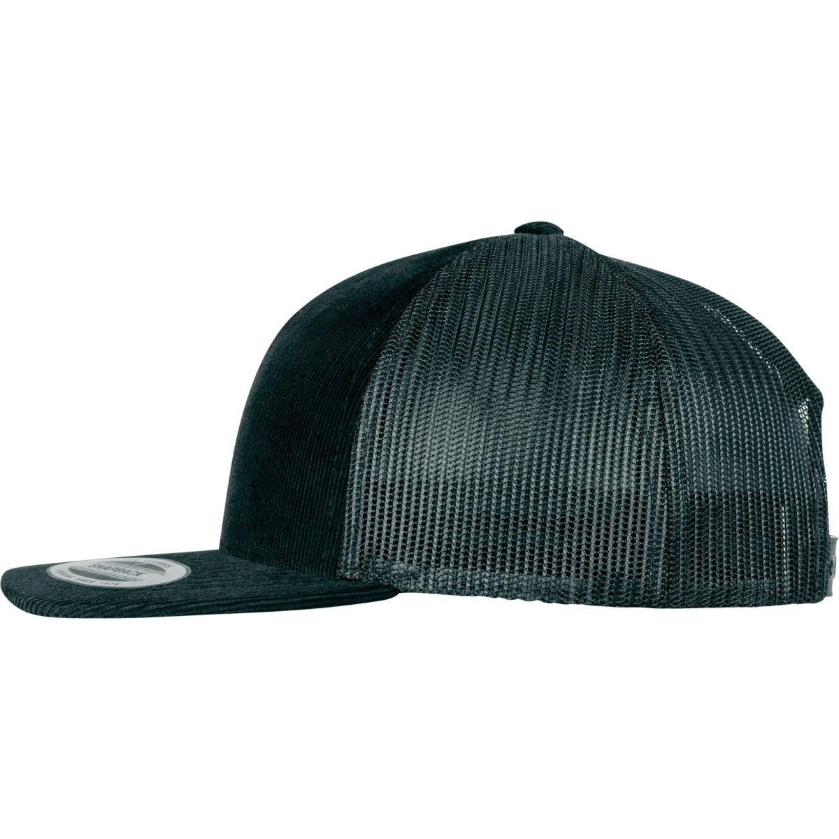 Flexfit RETRO Trucker Corduroy Snapback Cap - noir