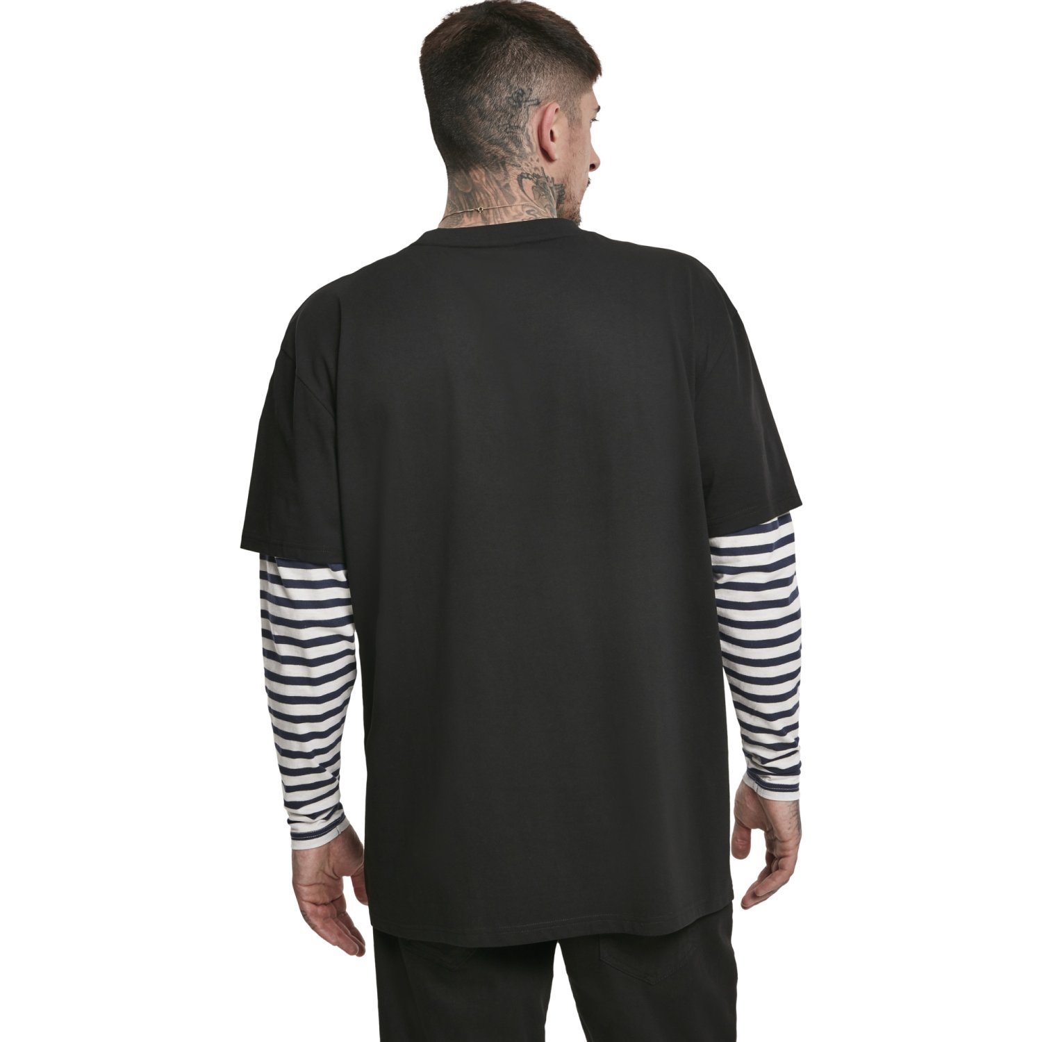 Urban Classics - Oversized Double Layer Longsleeve black