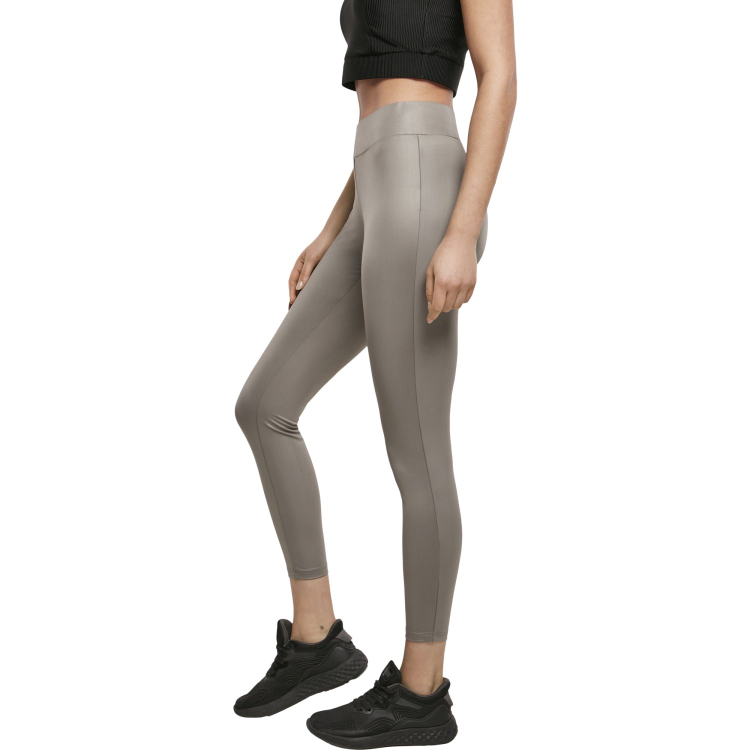 Urban Classics Ladies - Lederimitat Leggings