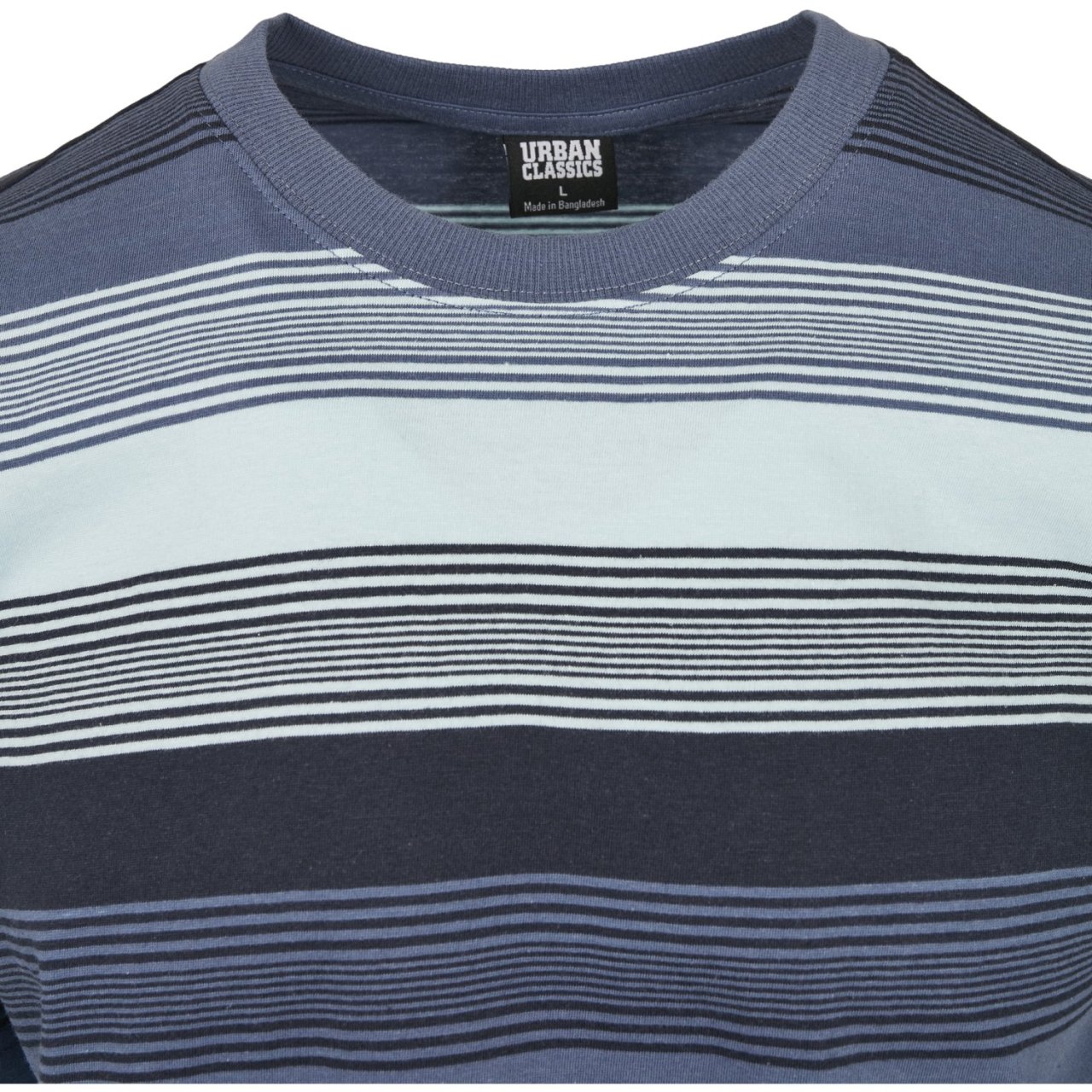 Urban Classics - Yarn Dyed Sunrise Stripe Shirt vintage blau