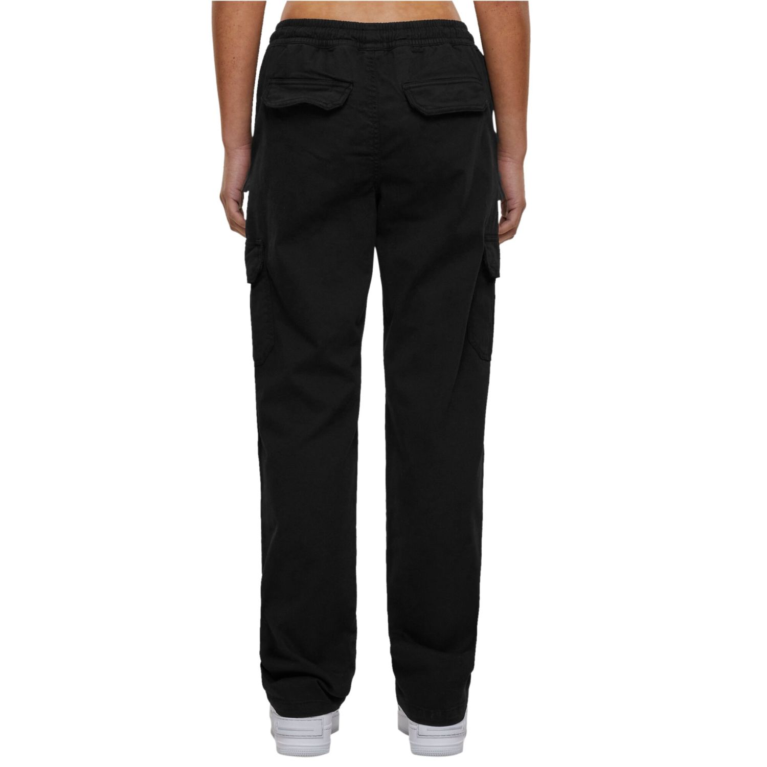 Urban Classics Ladies - High Waist Twill Cargo Pants