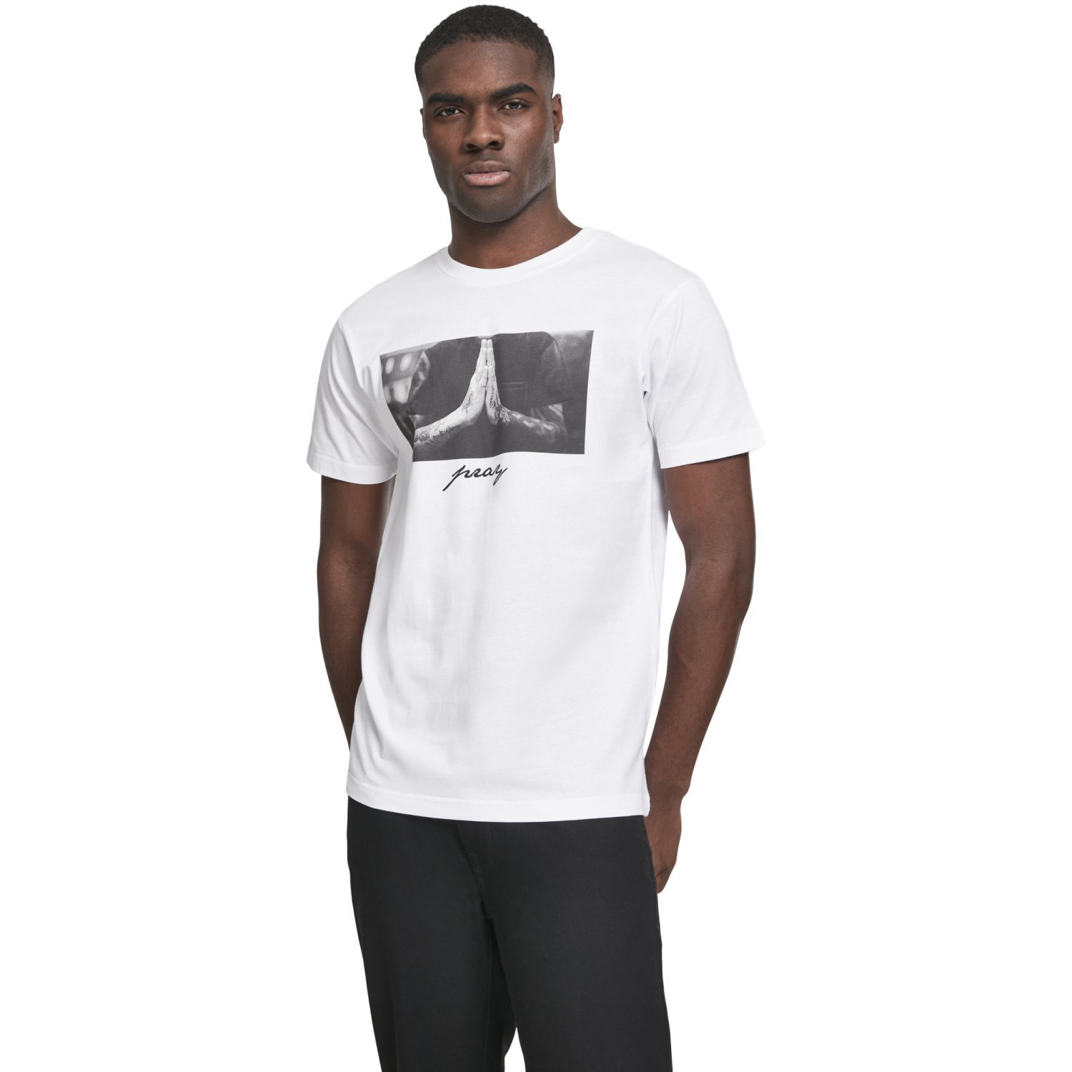 Mister Tee Grafik Shirt - PRAY Betende Hände