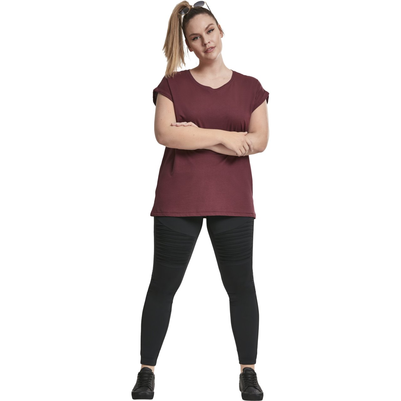 Urban Classics Ladies - Tech Biker Leggings noir