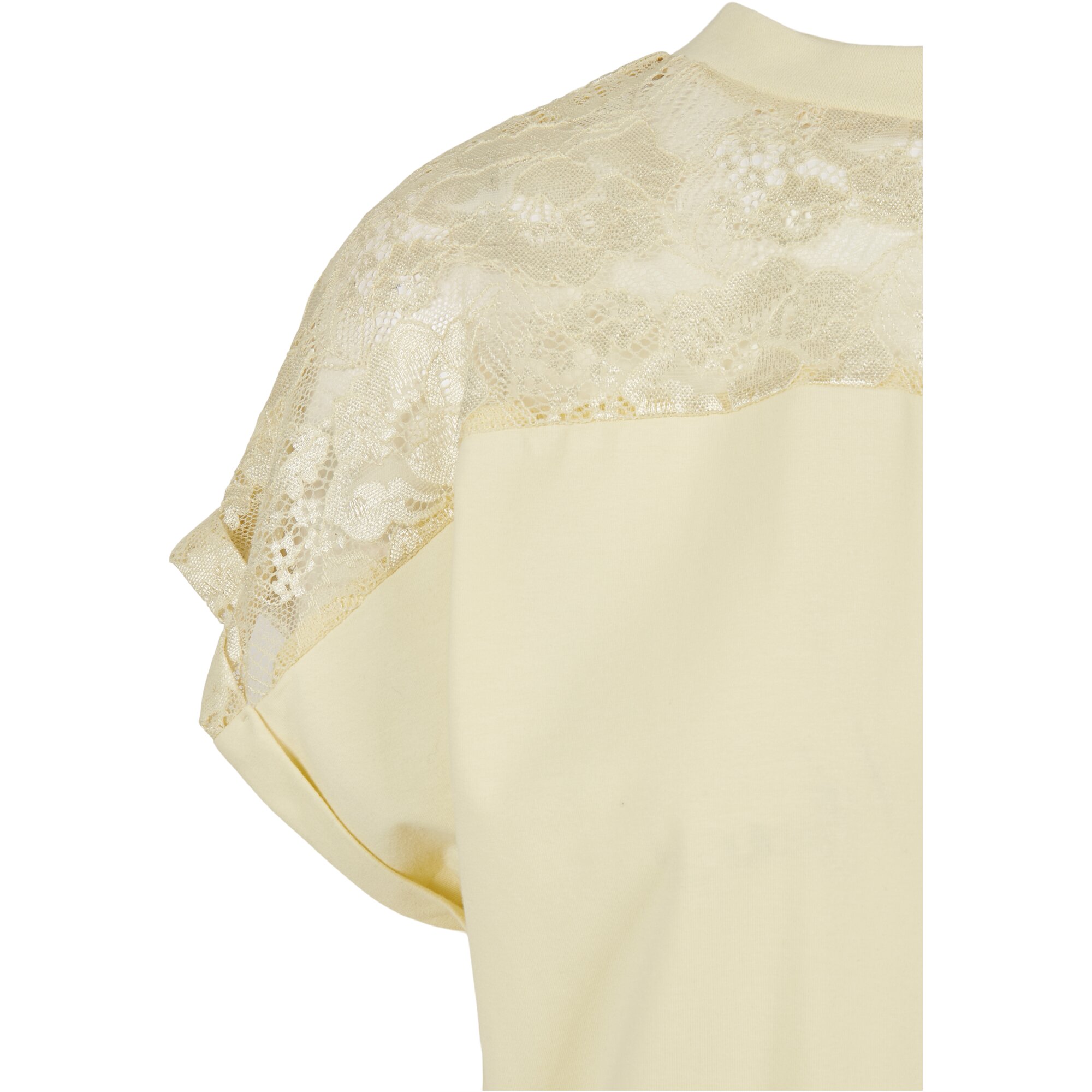 Urban Classics Ladies - Short Oversized Lace Top