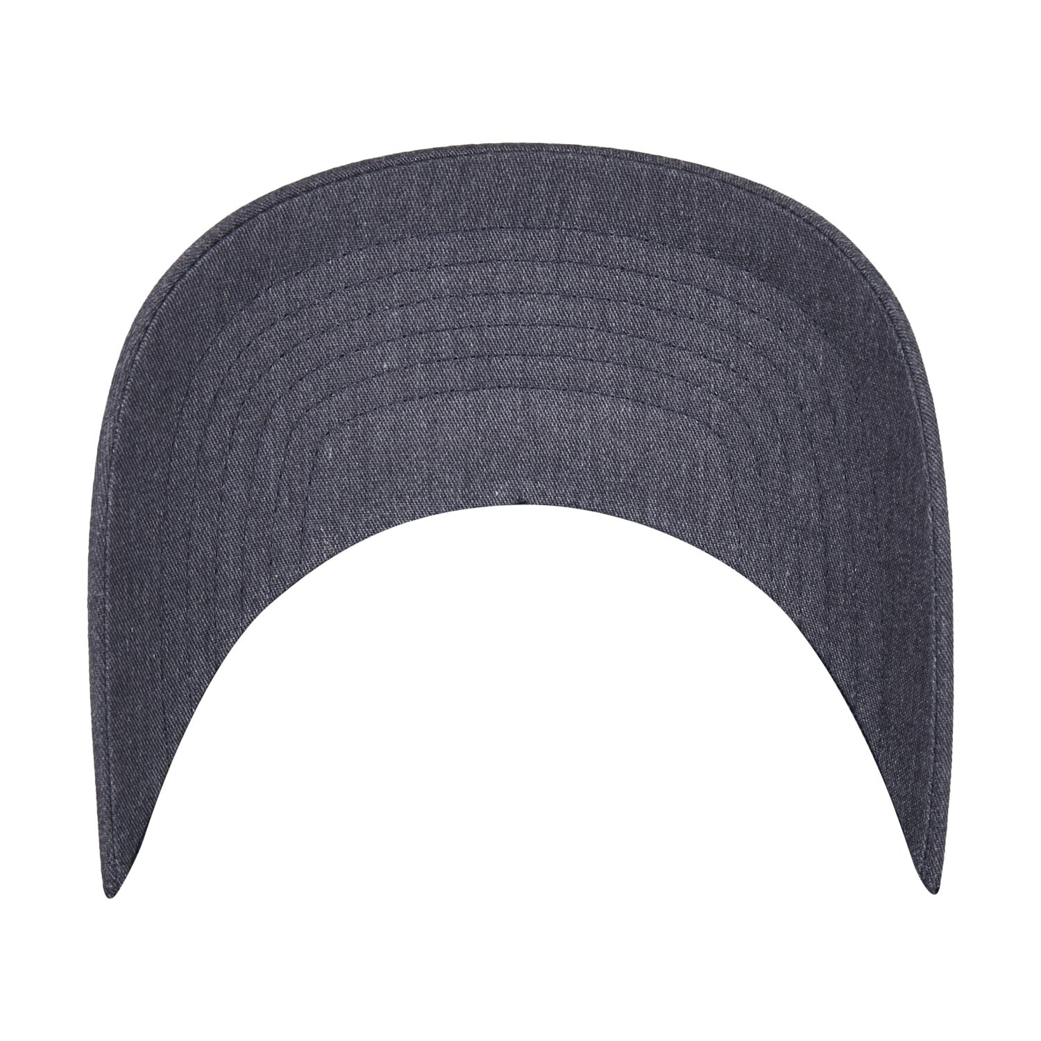 Flexfit 110 Melange Trucker Mesh Snapback Cap - heather navy