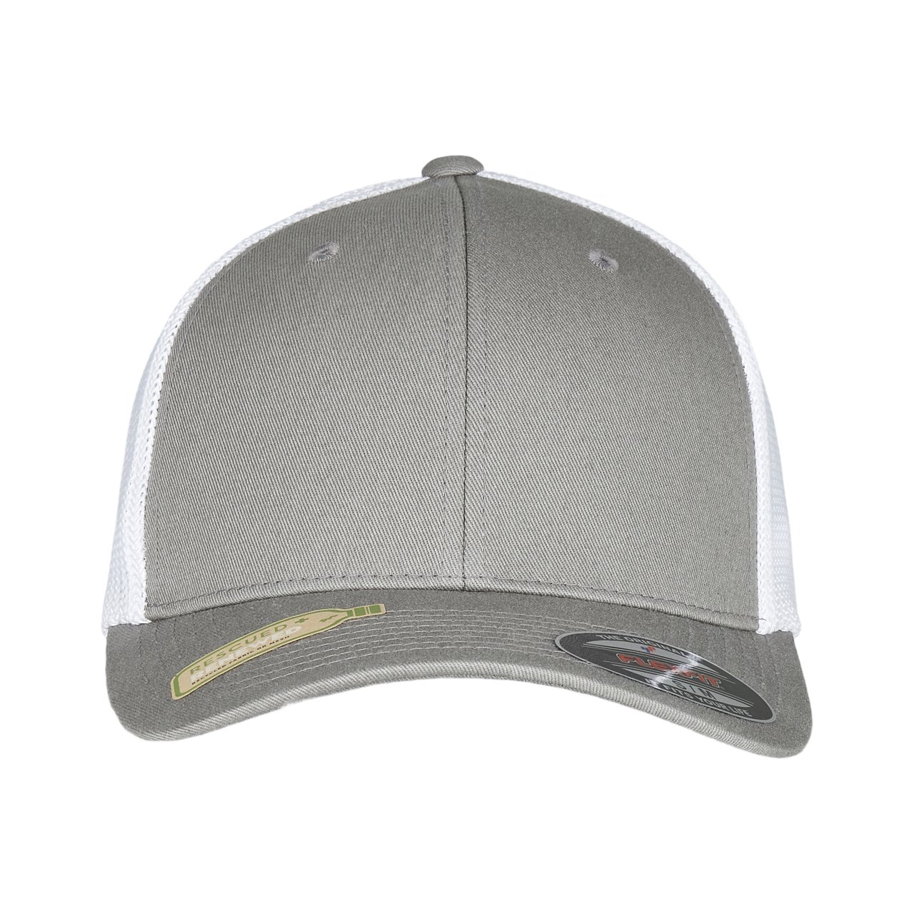 Flexfit Recycled Mesh Trucker Stretch Cap - grey