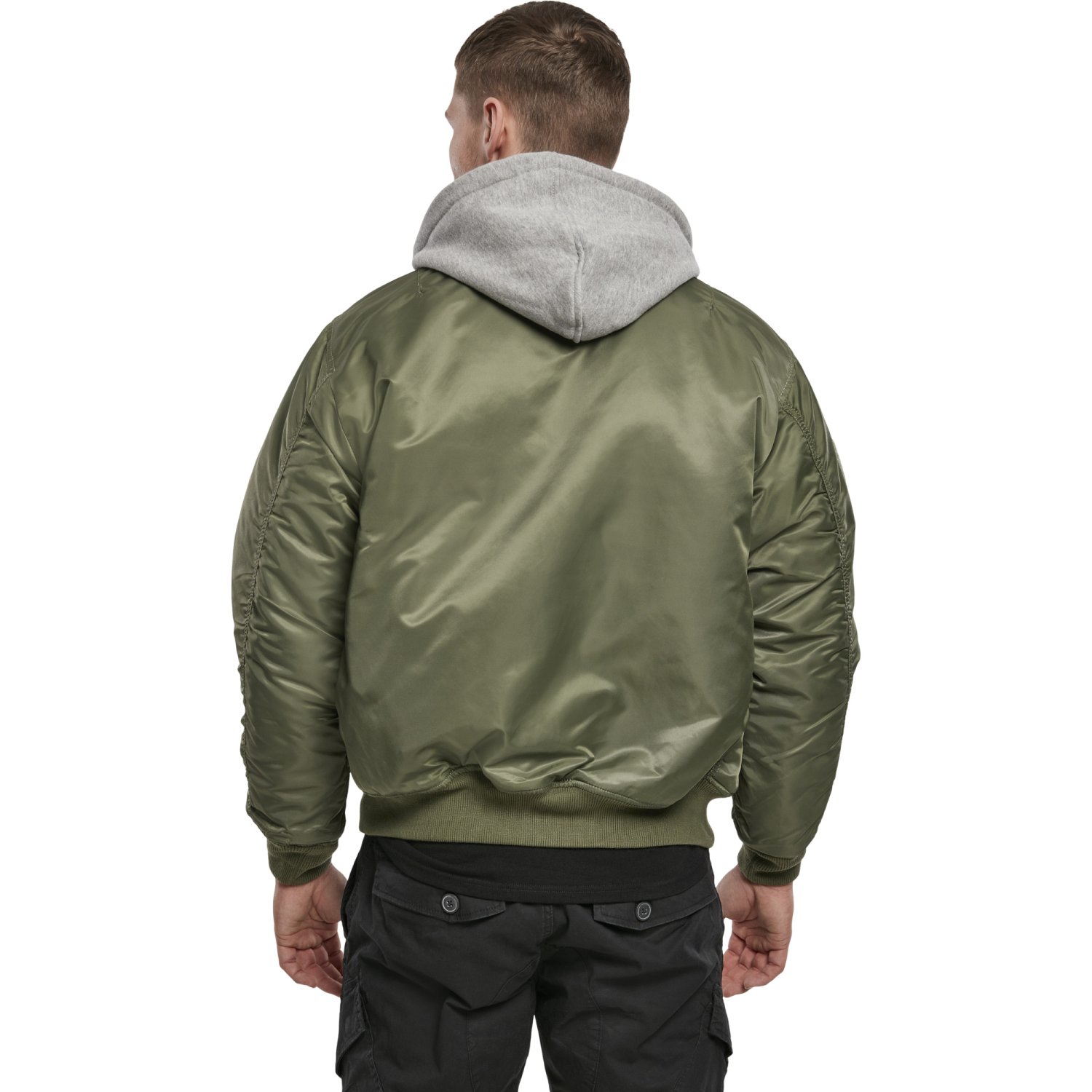 Brandit - MA1 BOMBER Hooded Veste olive