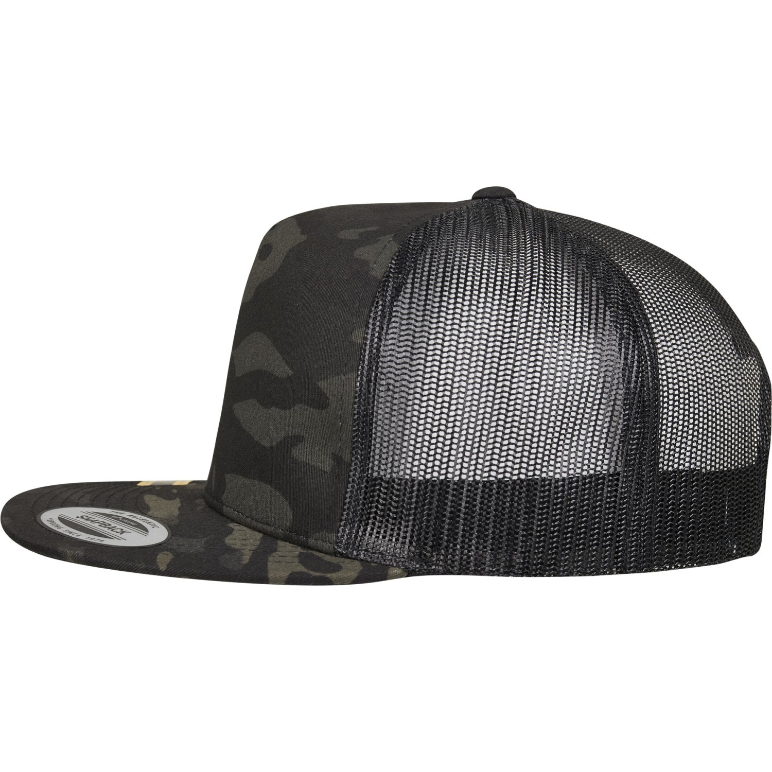Flexfit Trucker Mesh Snapback MULTICAM Cap - noir
