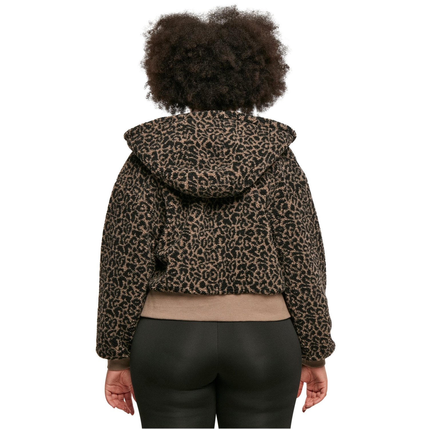 Urban Classics Ladies - Short Oversize Sherpa Jacke