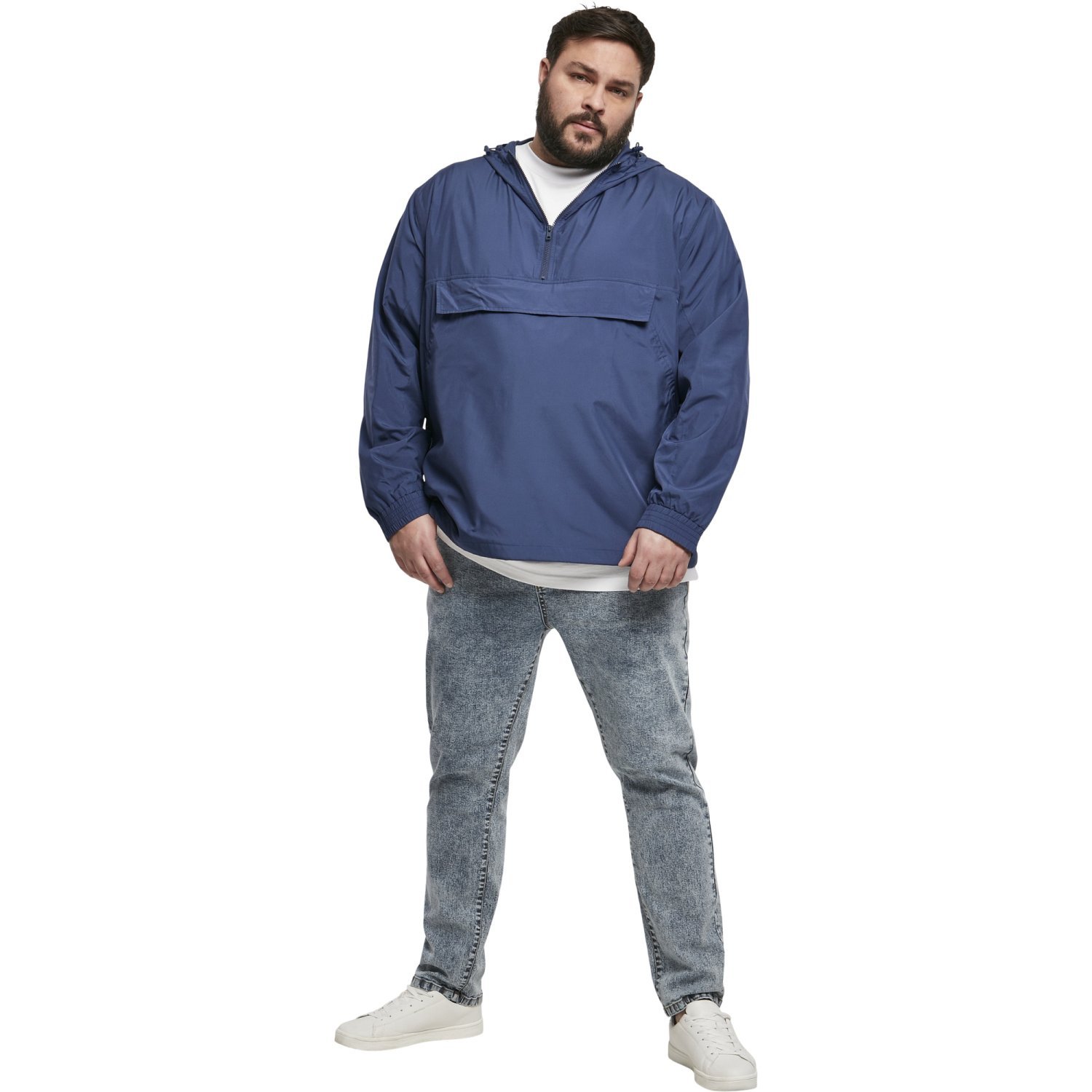 Urban Classics - BASIC Pull-Over Windbreaker Veste navy