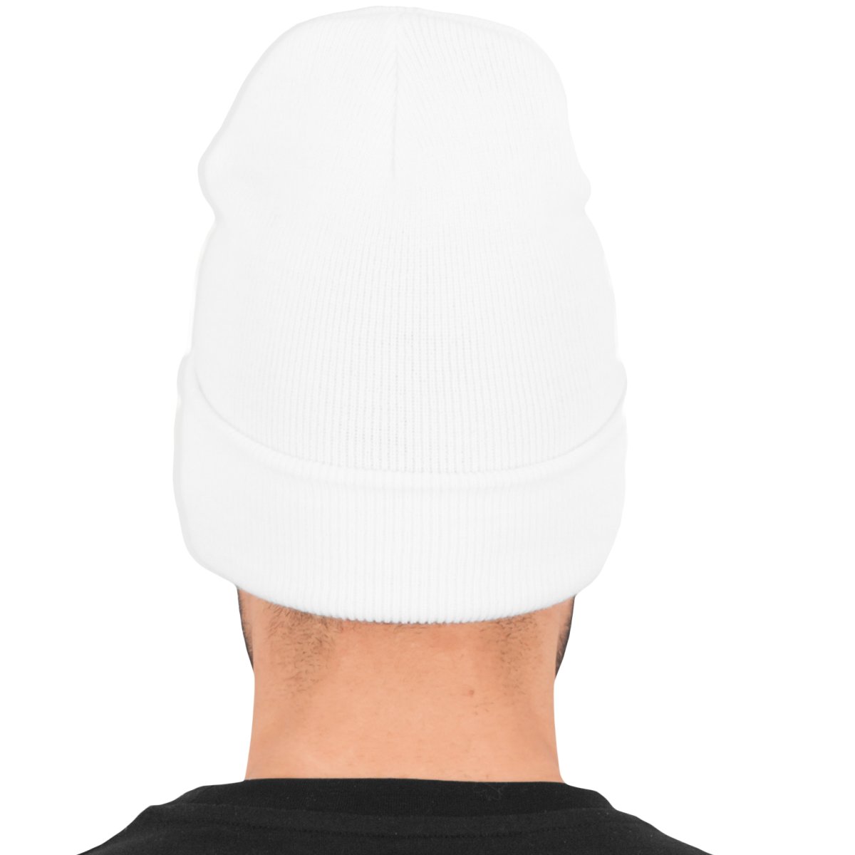 Flexfit Yupoong Heavyweight LONG Beanie - white