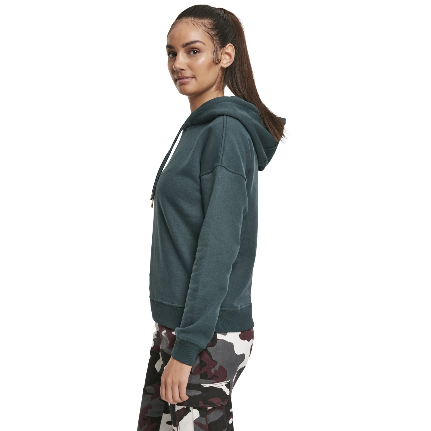 Urban Classics Ladies - BASIC Fleece Sweatshirt Hoody